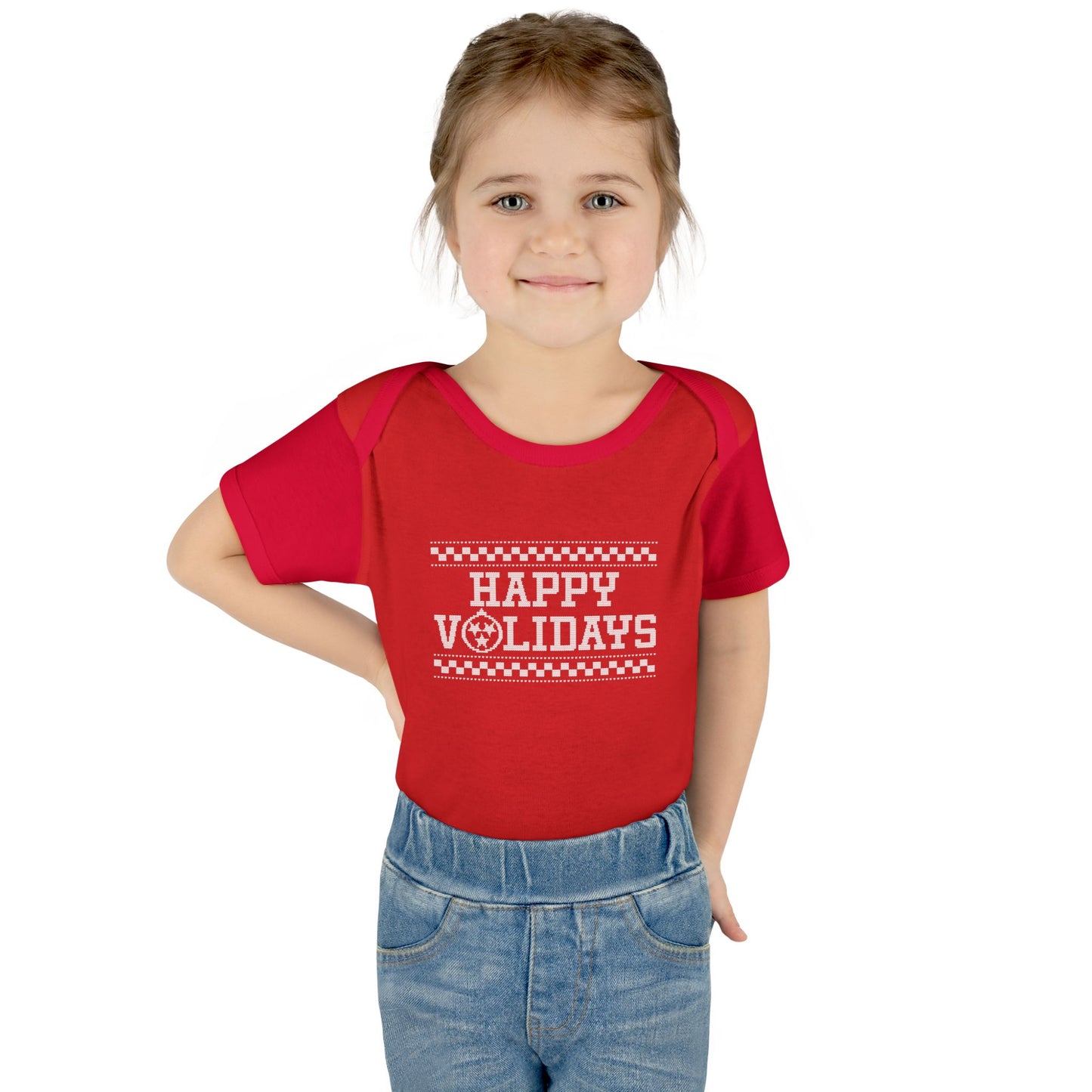Tennessee Happy Volidays Cute Holiday Baby Bodysuit - Happy Holidays Infant Outfit, Christmas Gift, Baby Shower Present, Festive Onesie, Seasonal Apparel