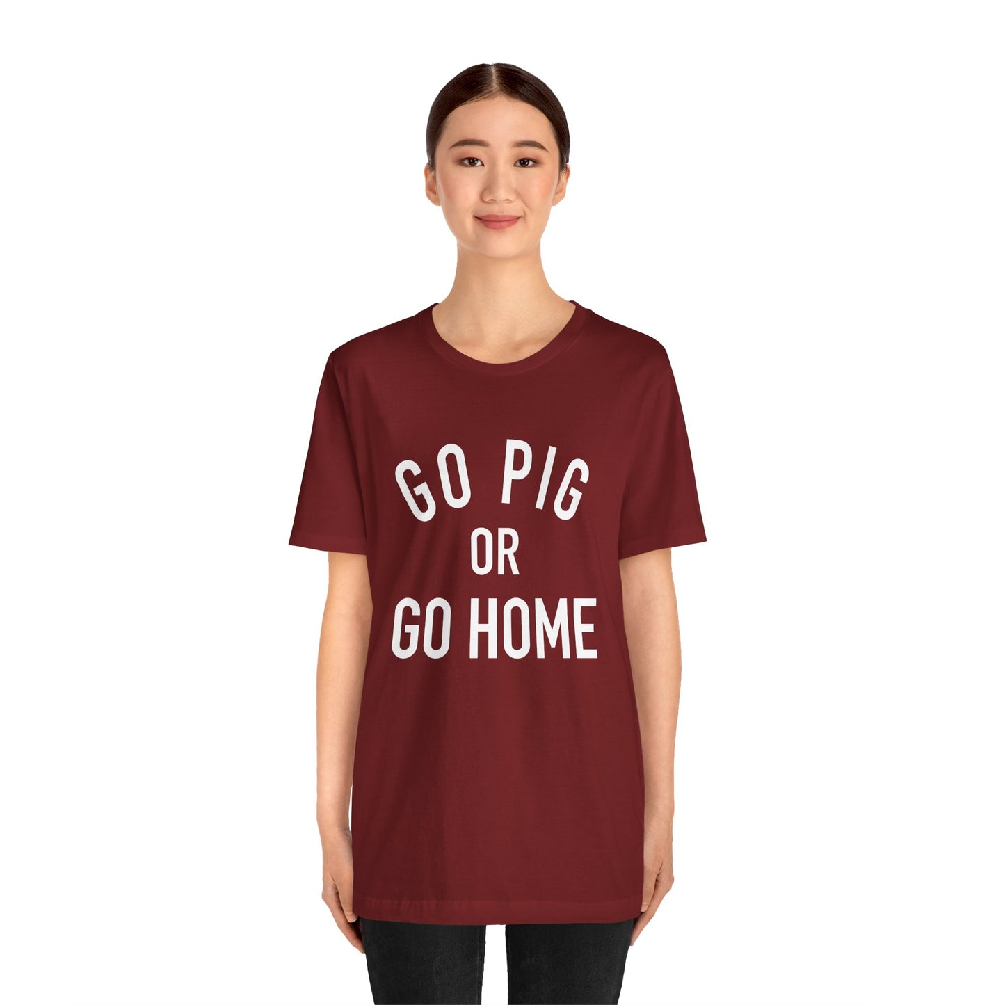Arkansas Go Pig Or Go Home Tee
