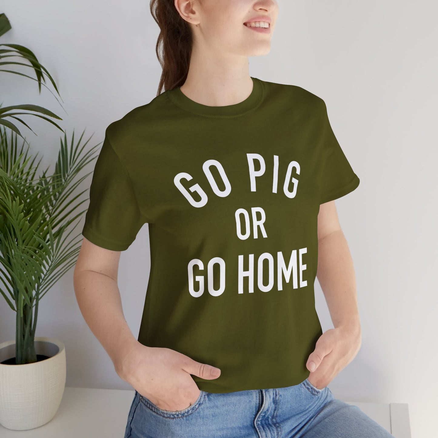 Arkansas Go Pig Or Go Home Tee
