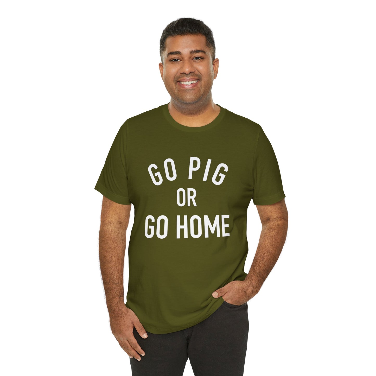 Arkansas Go Pig Or Go Home Tee