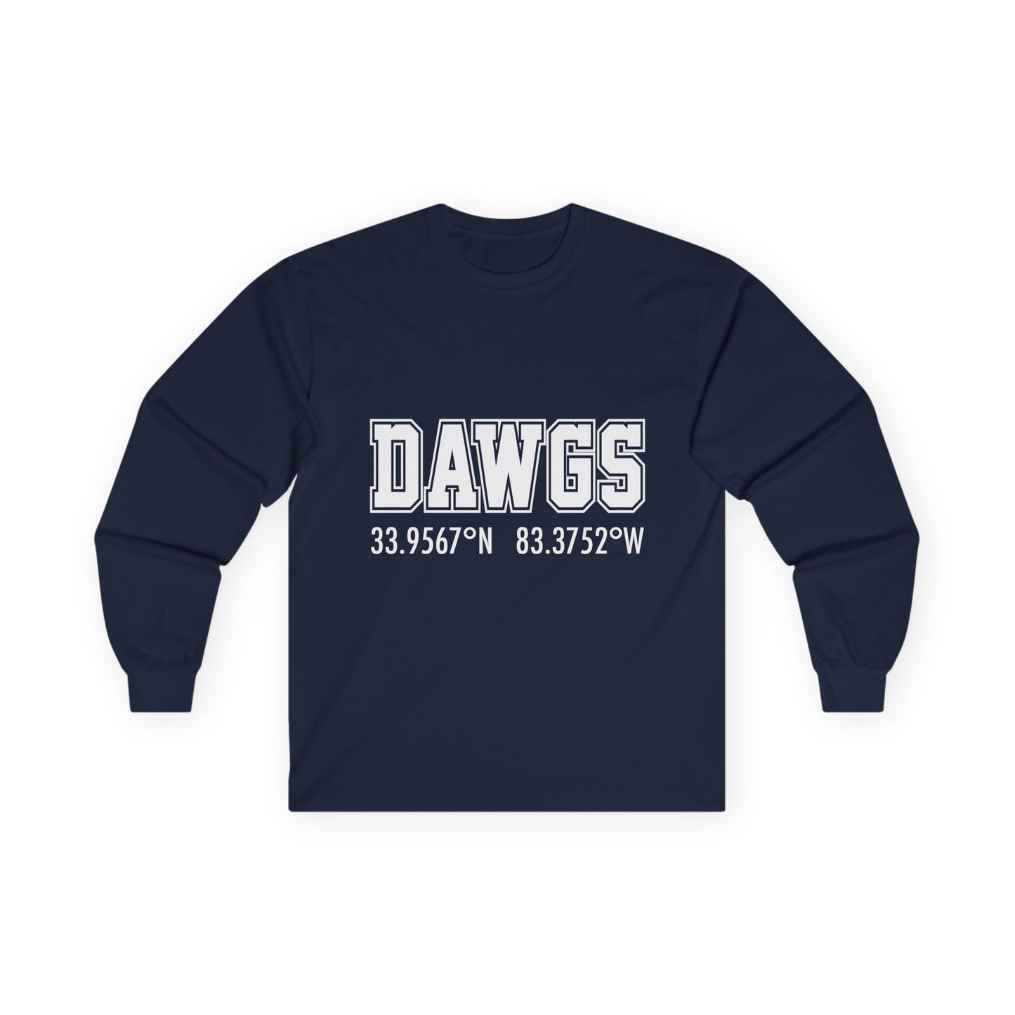 Georgia Dawgs Coordinates Unisex Ultra Cotton Long Sleeve Tee