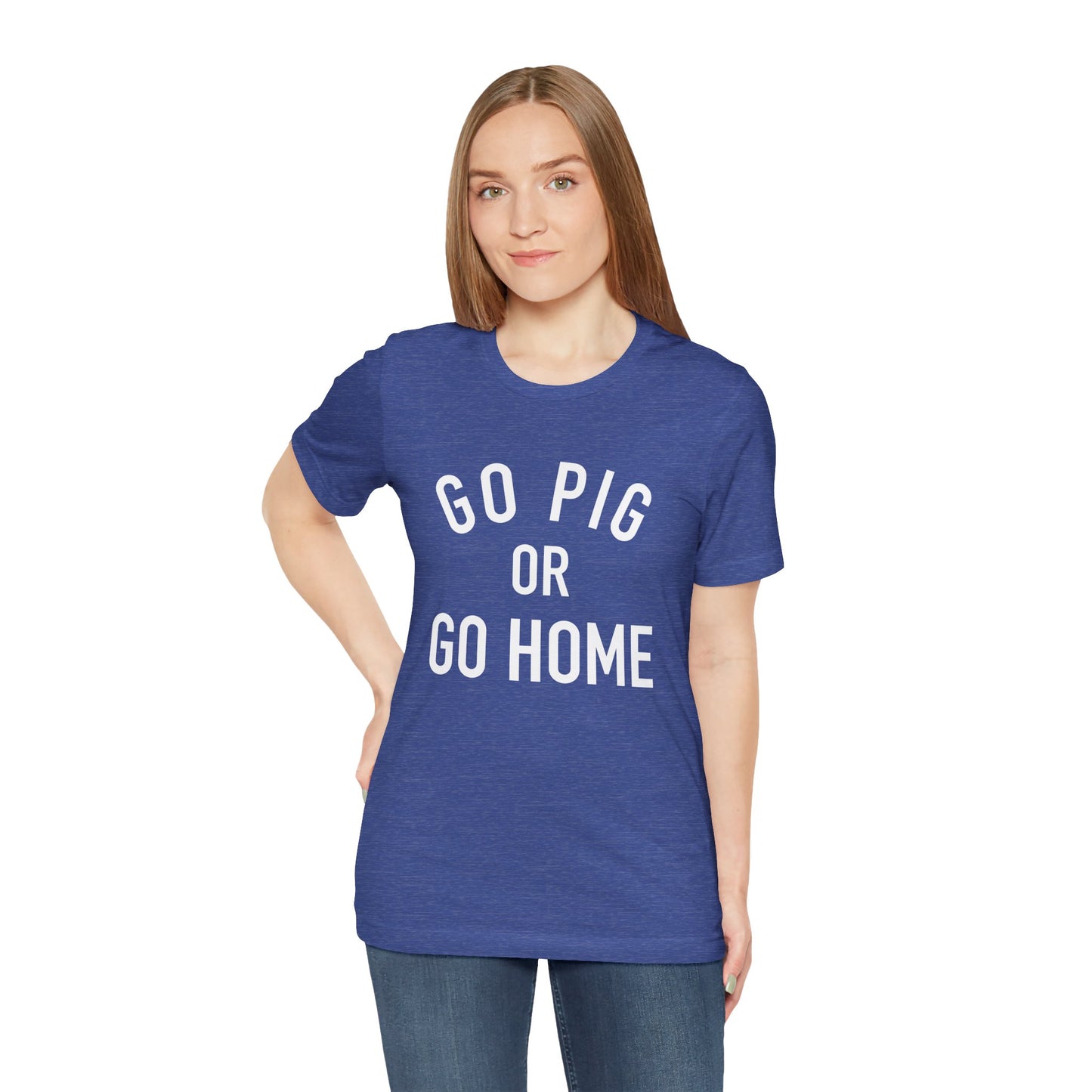 Arkansas Go Pig Or Go Home Tee