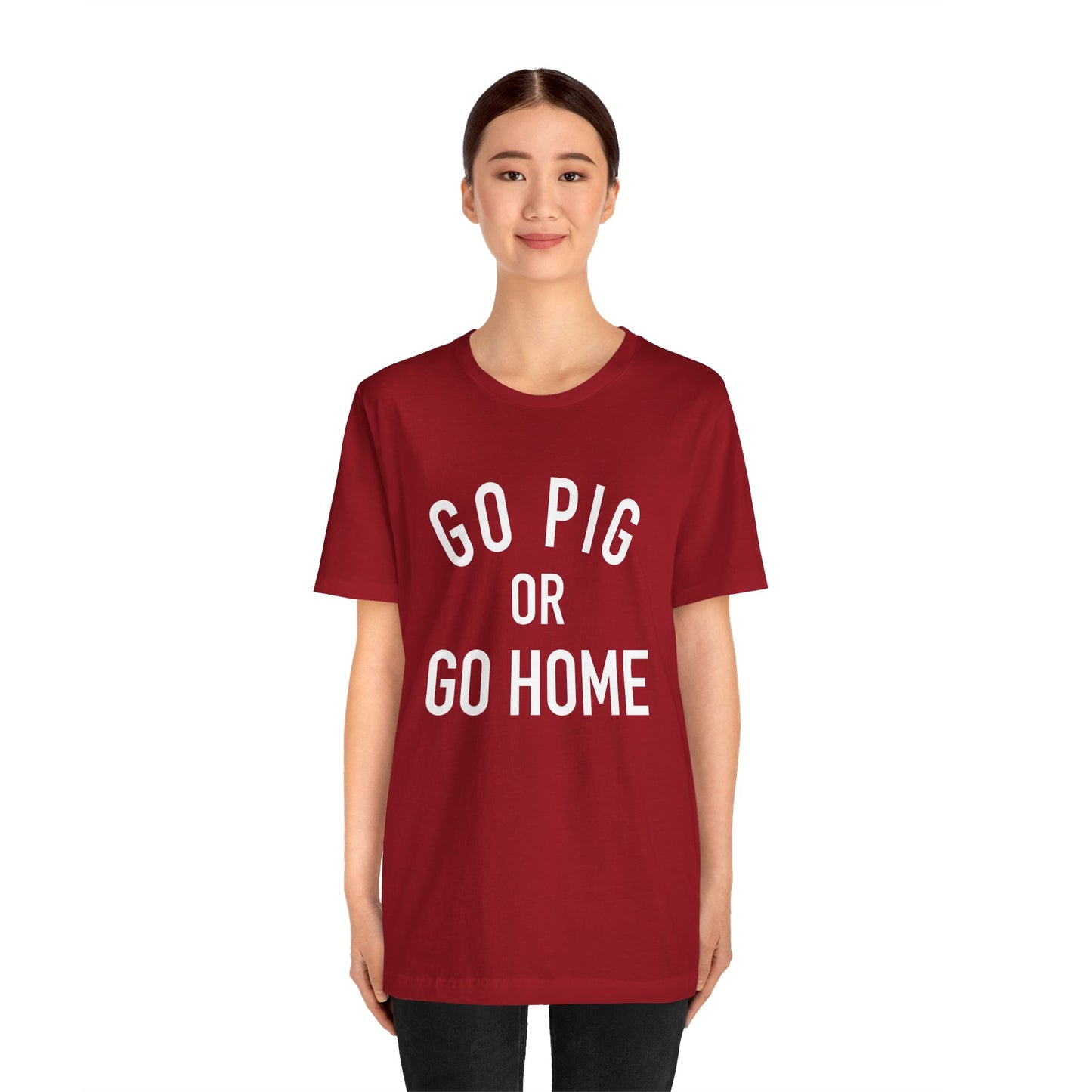 Arkansas Go Pig Or Go Home Tee