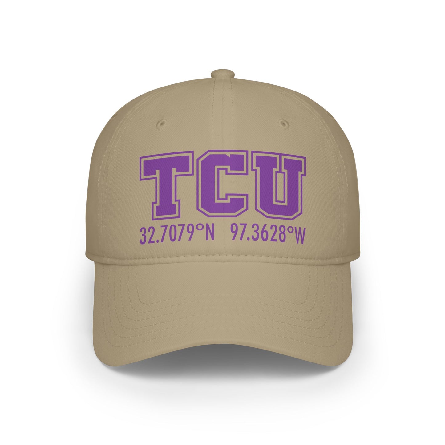 TCU Coordinates Low Profile Baseball Cap - Stylish Sun Protection for Fans