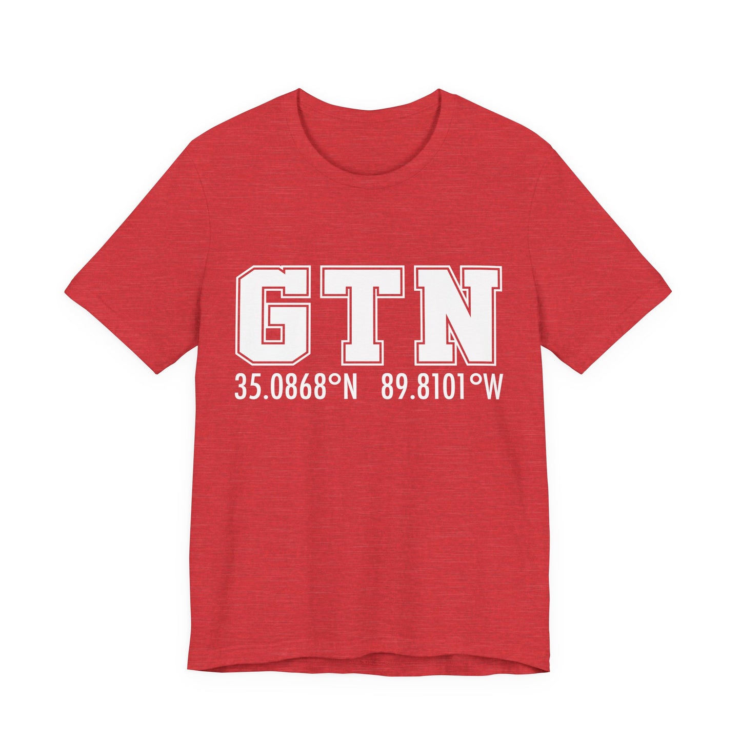 Germantown Tennessee Coordinates Unisex Tee