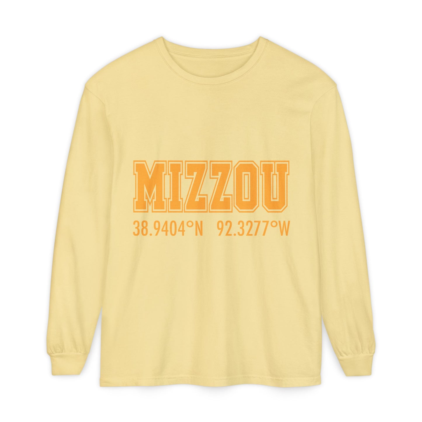 Missouri Coordinates Unisex Garment-dyed Long Sleeve T-Shirt