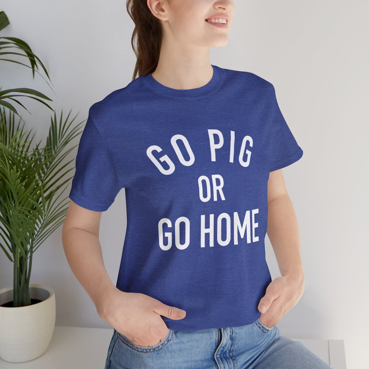 Arkansas Go Pig Or Go Home Tee