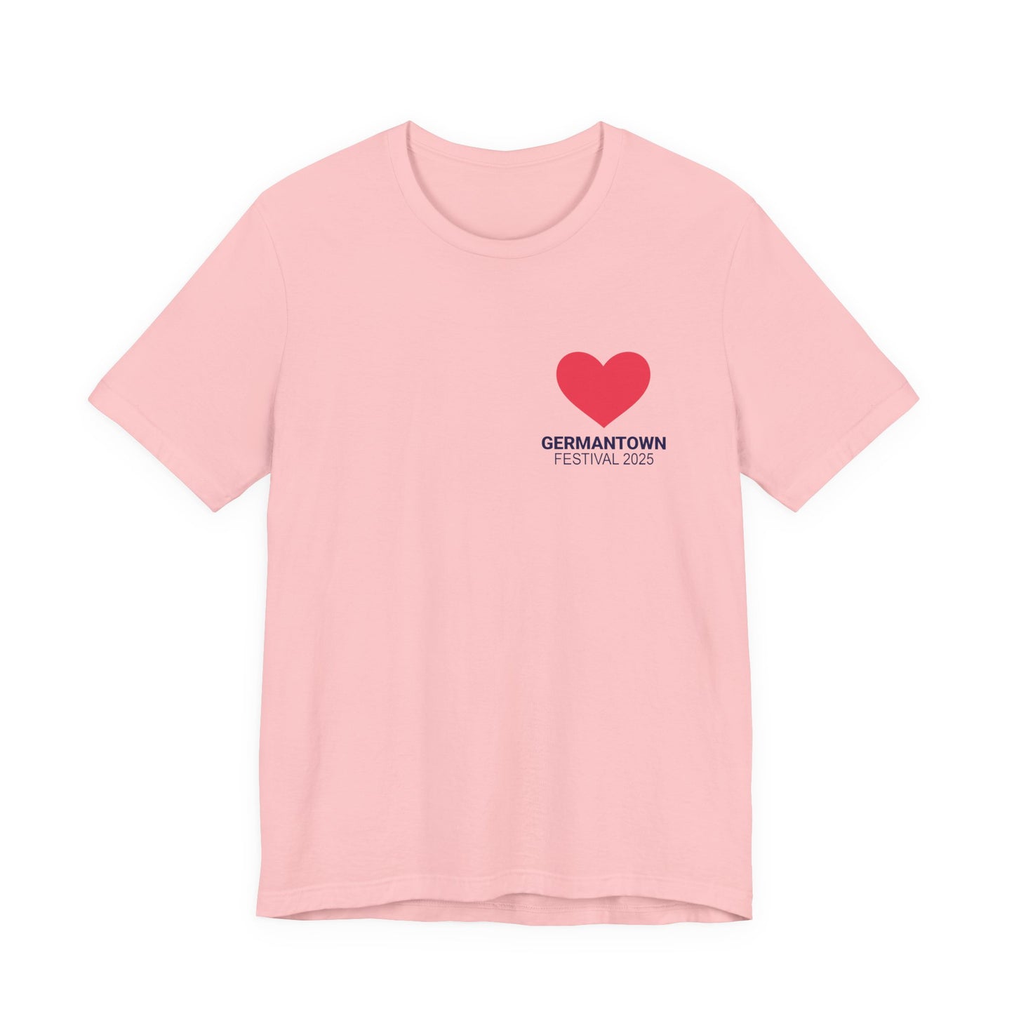 I Love Germantown T-Shirt, Unisex Jersey Tee, Casual Wear, Travel Souvenir, Gift for Residents, Trending Apparel, Local Pride Tee