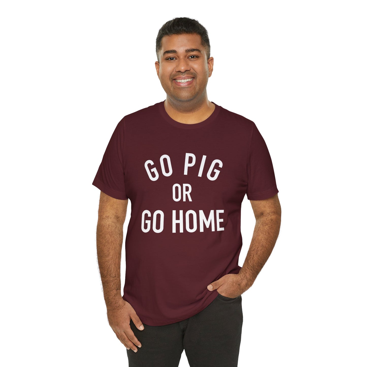 Arkansas Go Pig Or Go Home Tee