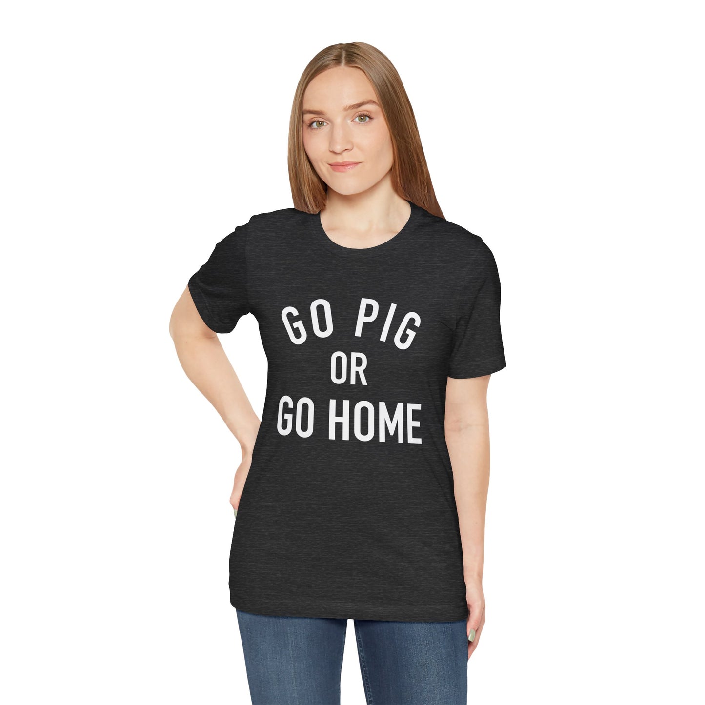 Arkansas Go Pig Or Go Home Tee