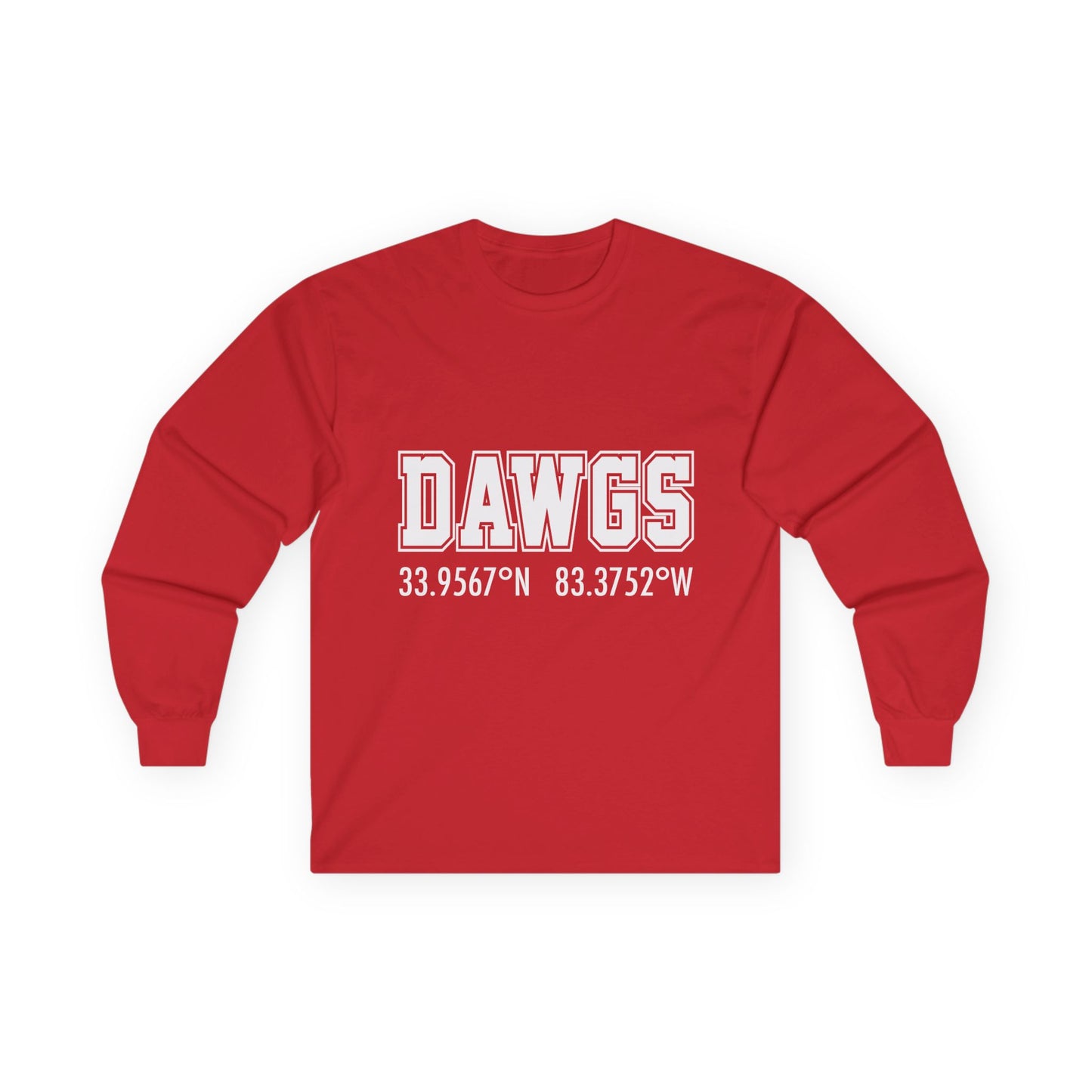 Georgia Dawgs Coordinates Unisex Ultra Cotton Long Sleeve Tee