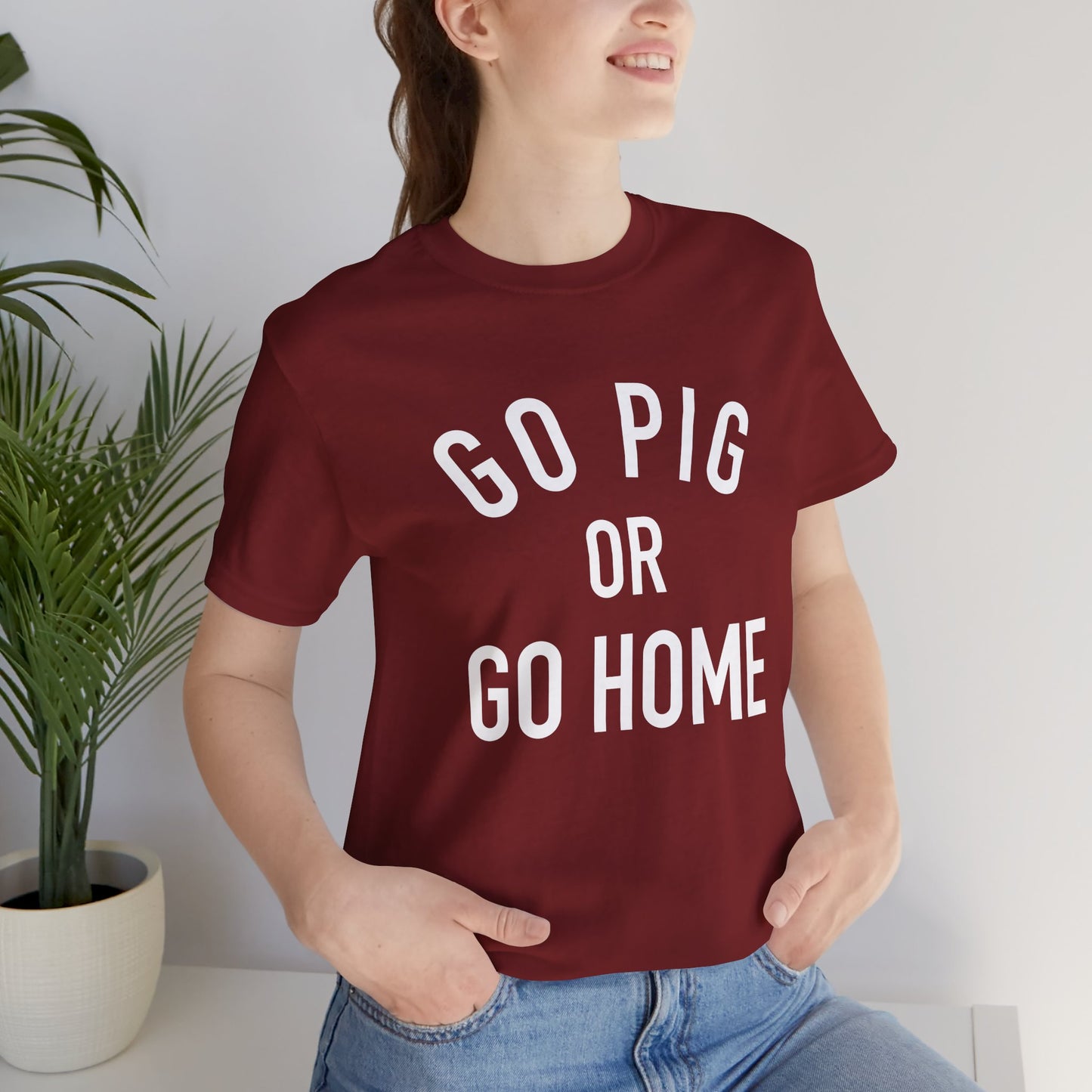 Arkansas Go Pig Or Go Home Tee