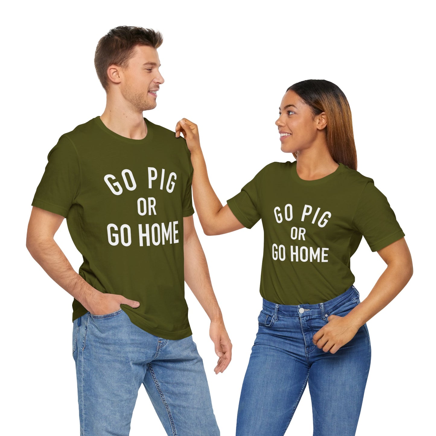 Arkansas Go Pig Or Go Home Tee