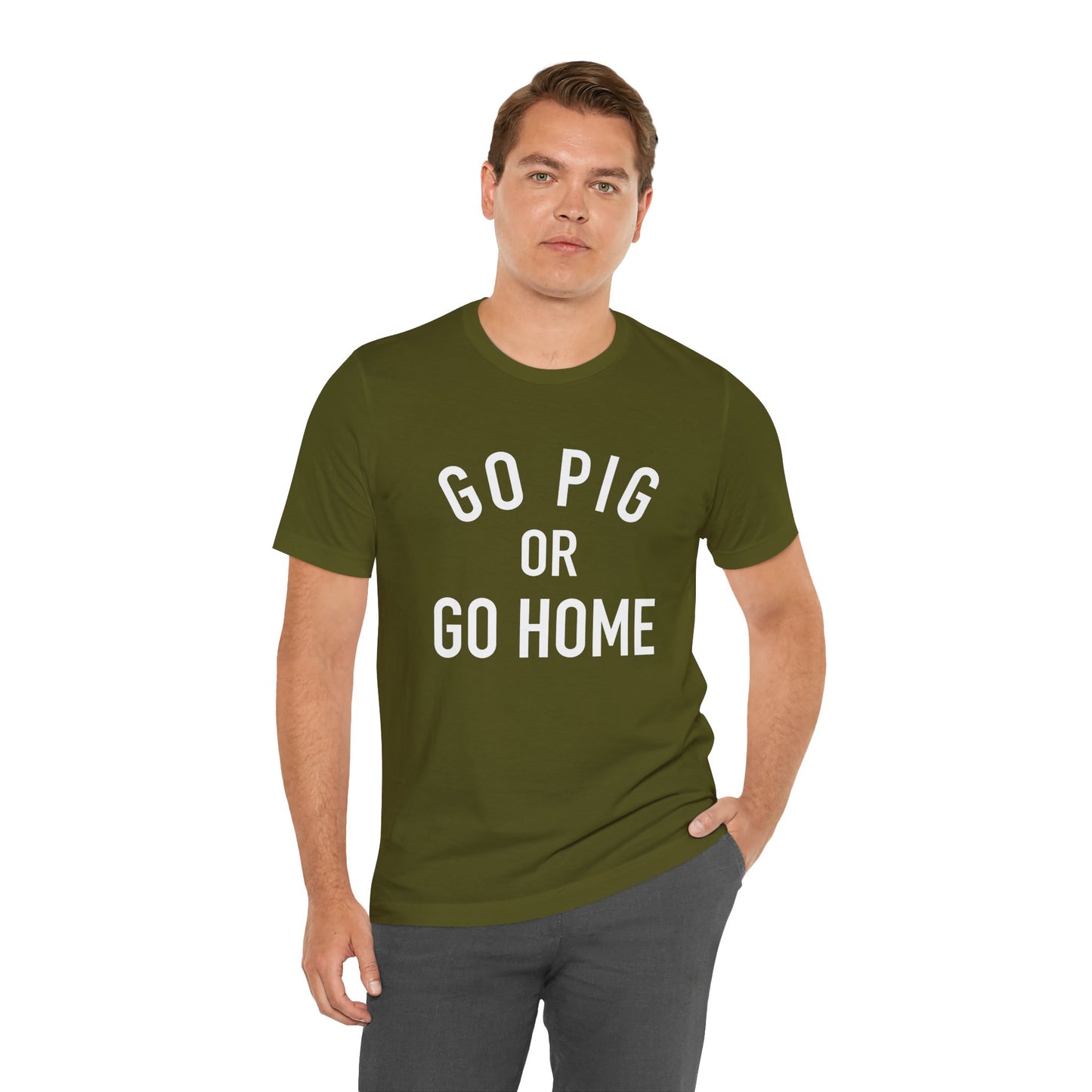 Arkansas Go Pig Or Go Home Tee