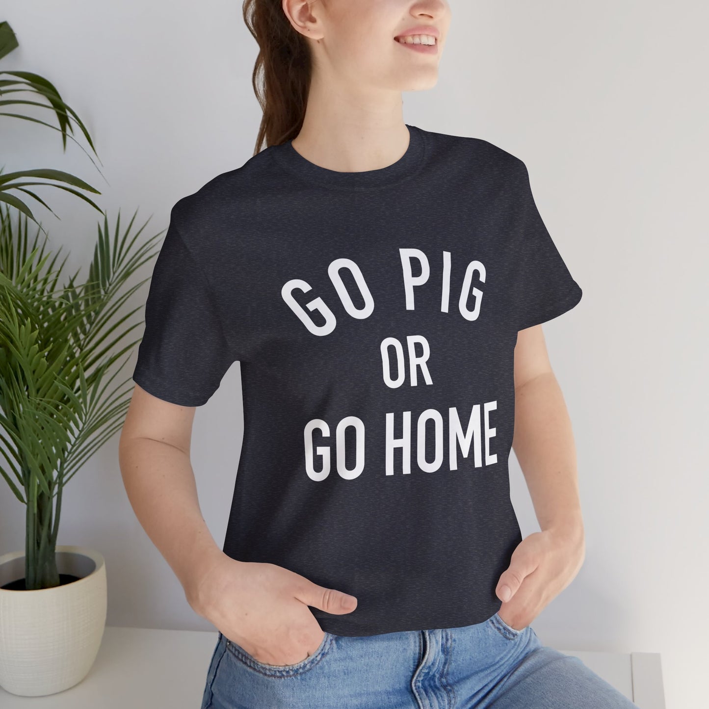Arkansas Go Pig Or Go Home Tee