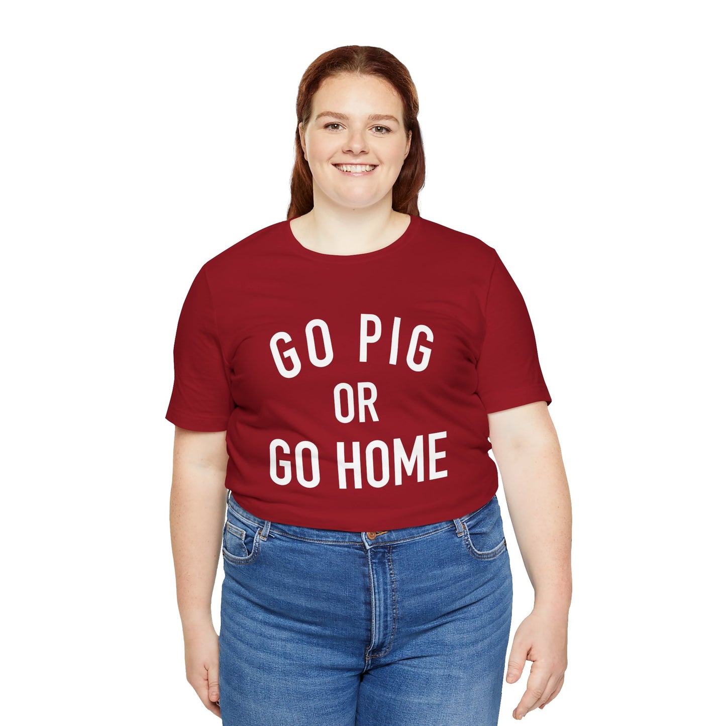 Arkansas Go Pig Or Go Home Tee
