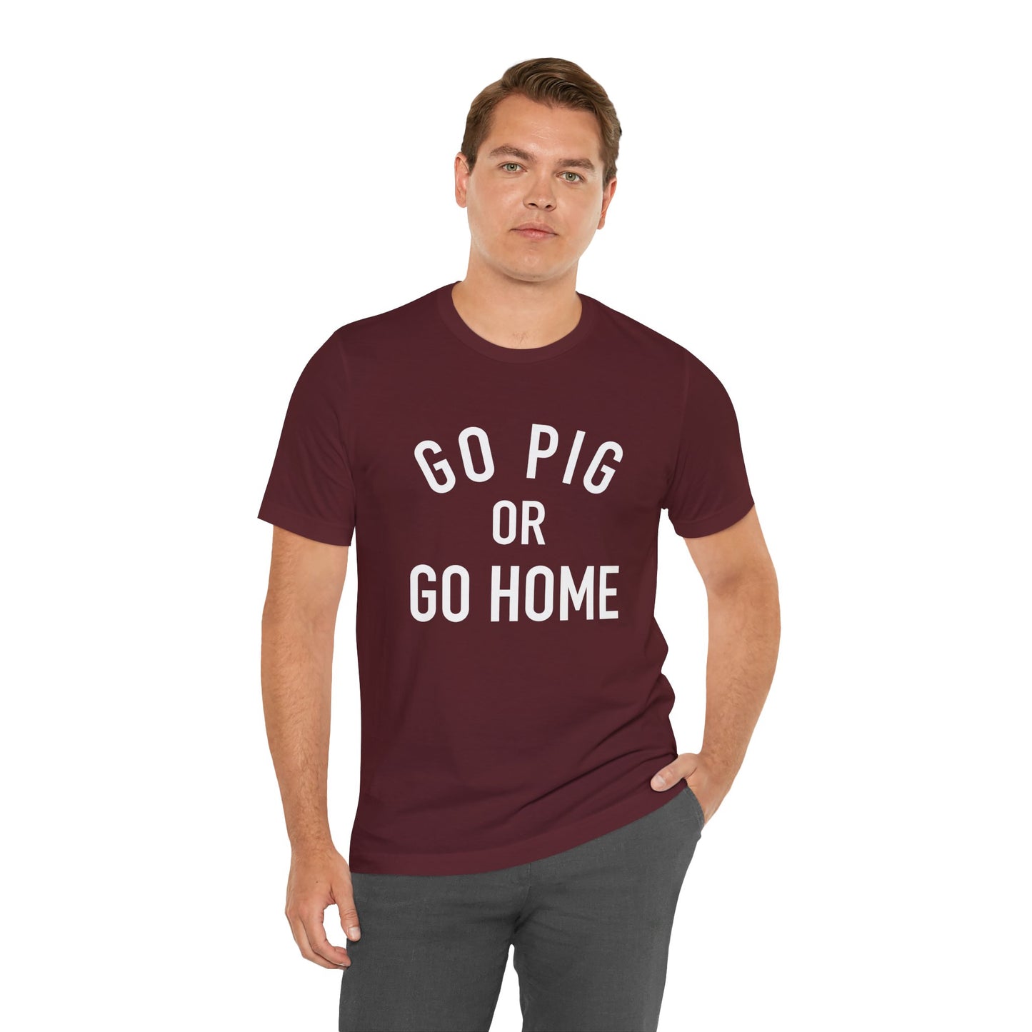 Arkansas Go Pig Or Go Home Tee