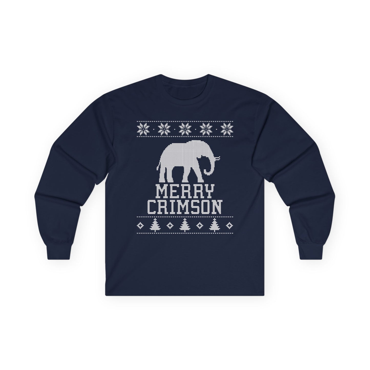 Alabama Merry Crimson Christmas Cheer Long Sleeve Tee