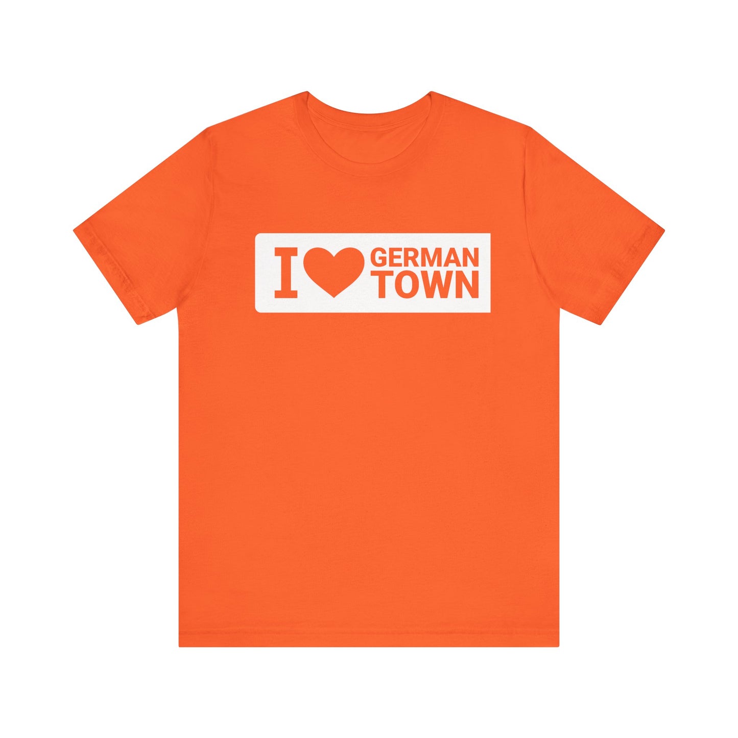 I Love Germantown Unisex Jersey Short Sleeve Tee