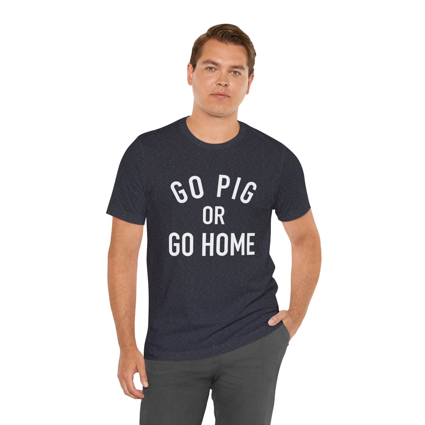 Arkansas Go Pig Or Go Home Tee