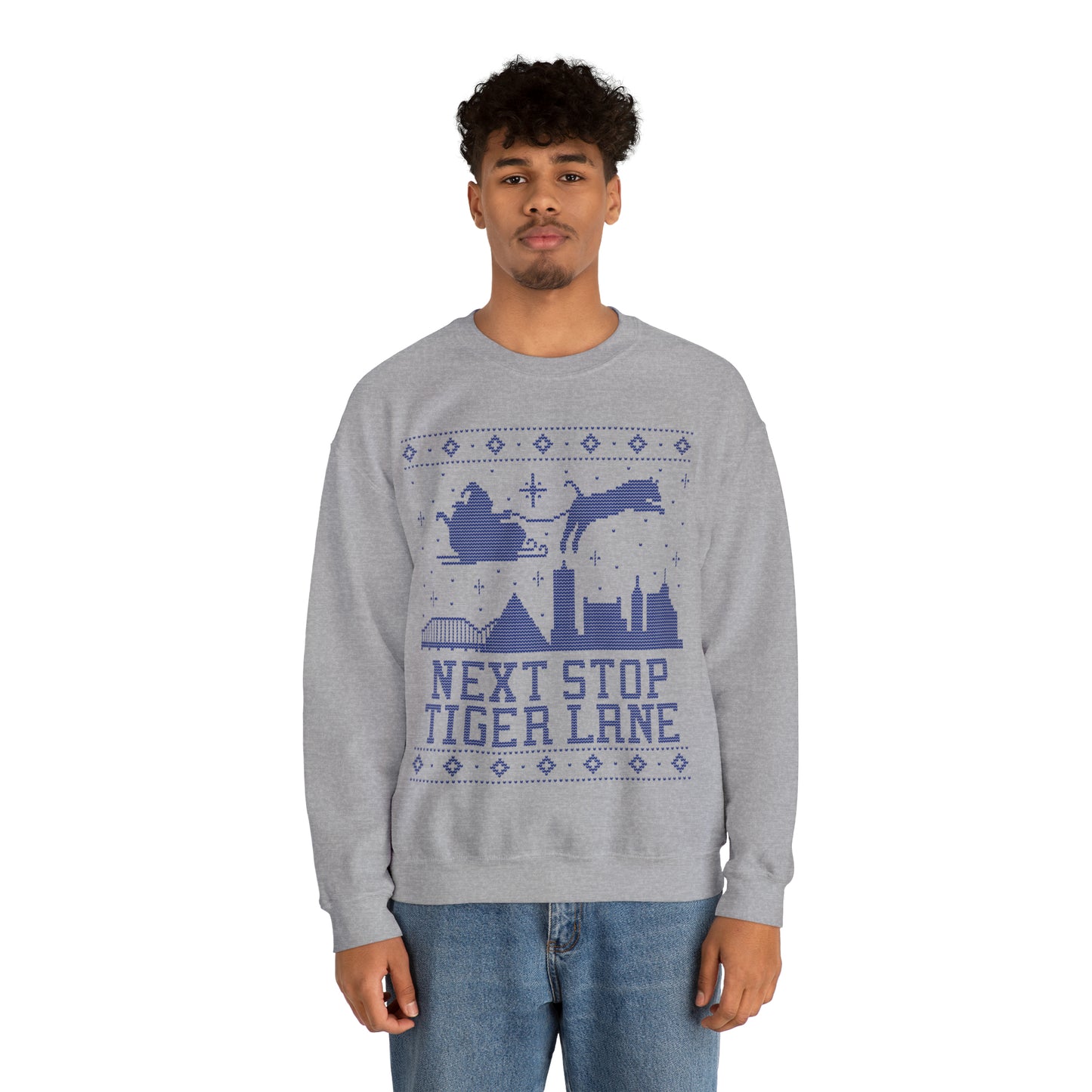Memphis Christmas Unisex Heavy Blend™ Crewneck Sweatshirt