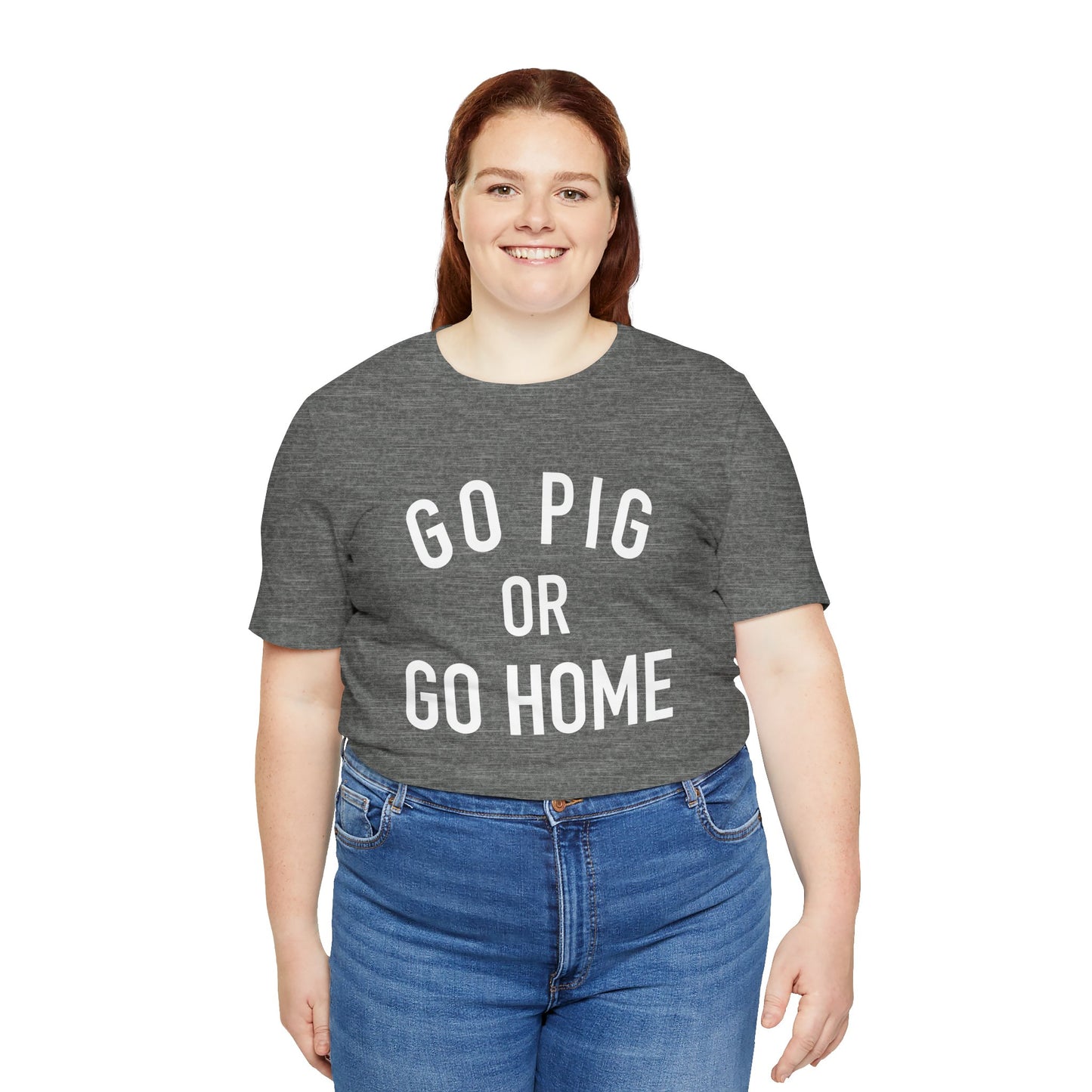 Arkansas Go Pig Or Go Home Tee