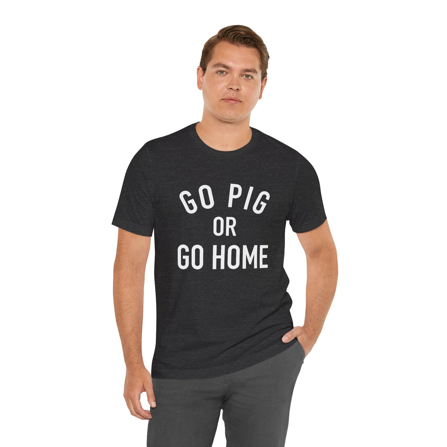 Arkansas Go Pig Or Go Home Tee