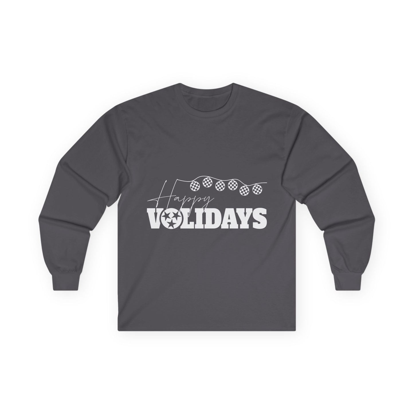 Tennessee Volunteers Long Sleeve Tee - Tennessee Happy Volidays Design