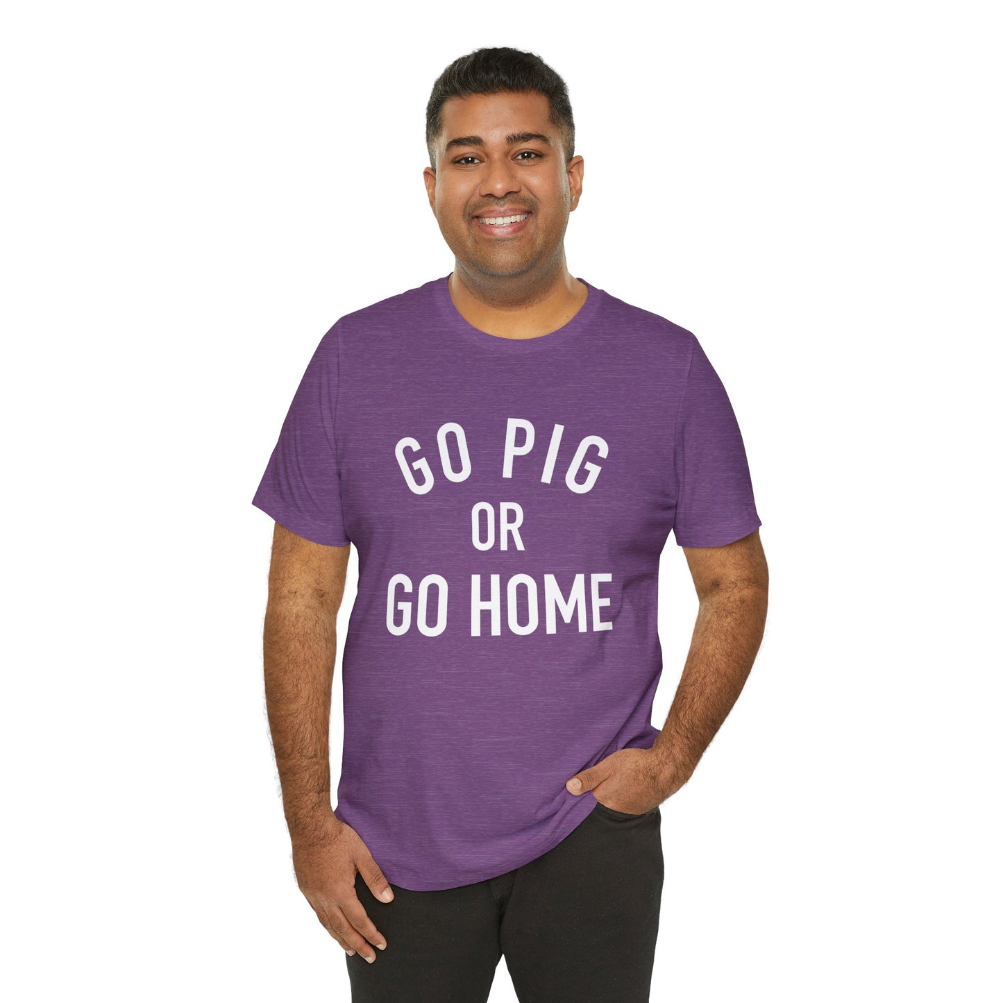 Arkansas Go Pig Or Go Home Tee