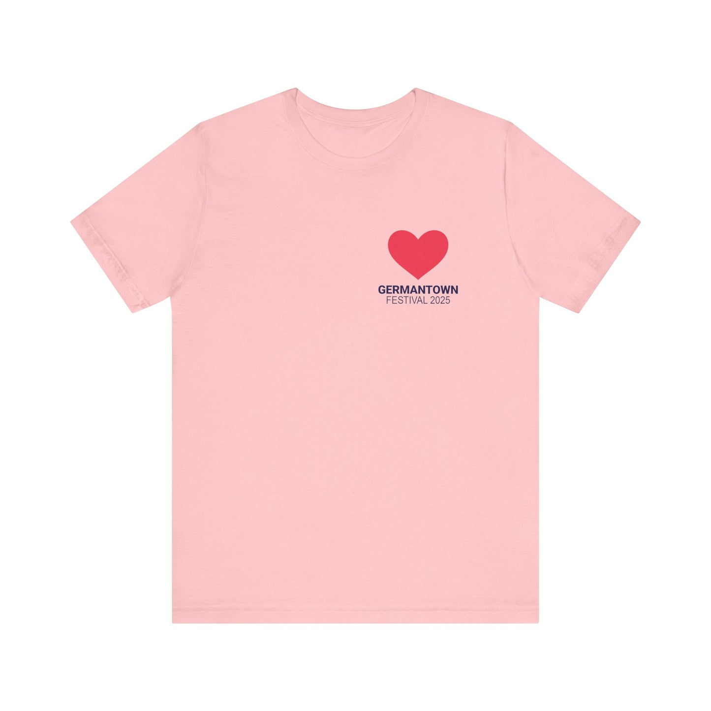 I Love Germantown T-Shirt, Unisex Jersey Tee, Casual Wear, Travel Souvenir, Gift for Residents, Trending Apparel, Local Pride Tee