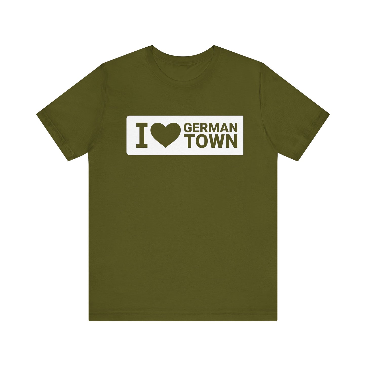 I Love Germantown Unisex Jersey Short Sleeve Tee