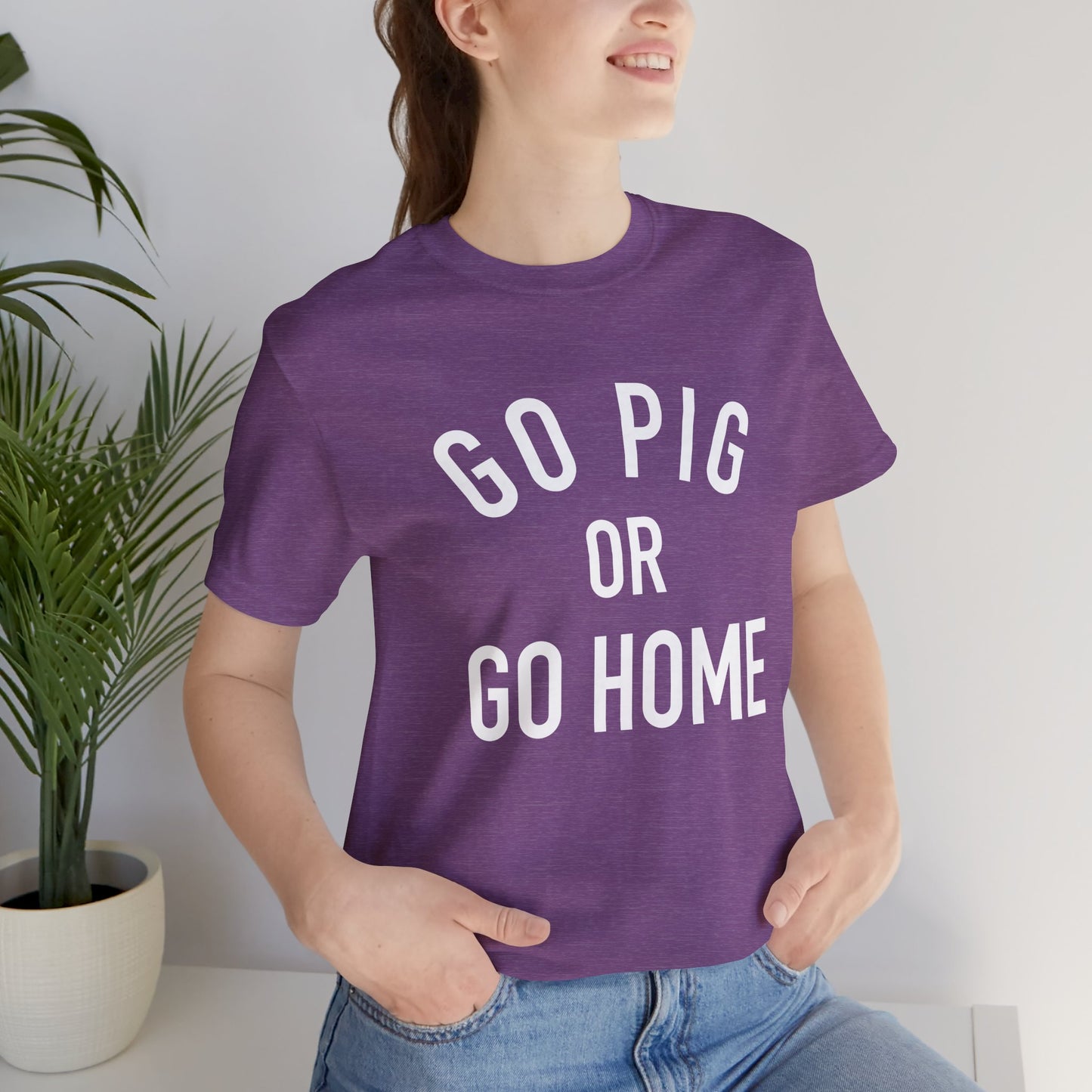 Arkansas Go Pig Or Go Home Tee