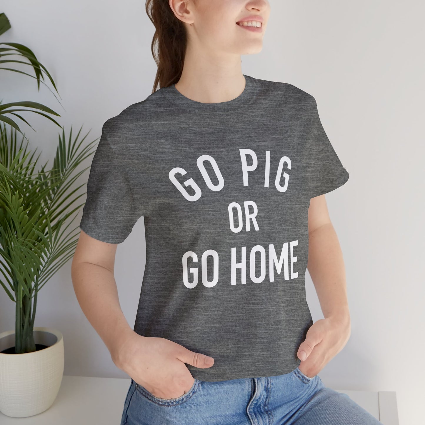 Arkansas Go Pig Or Go Home Tee