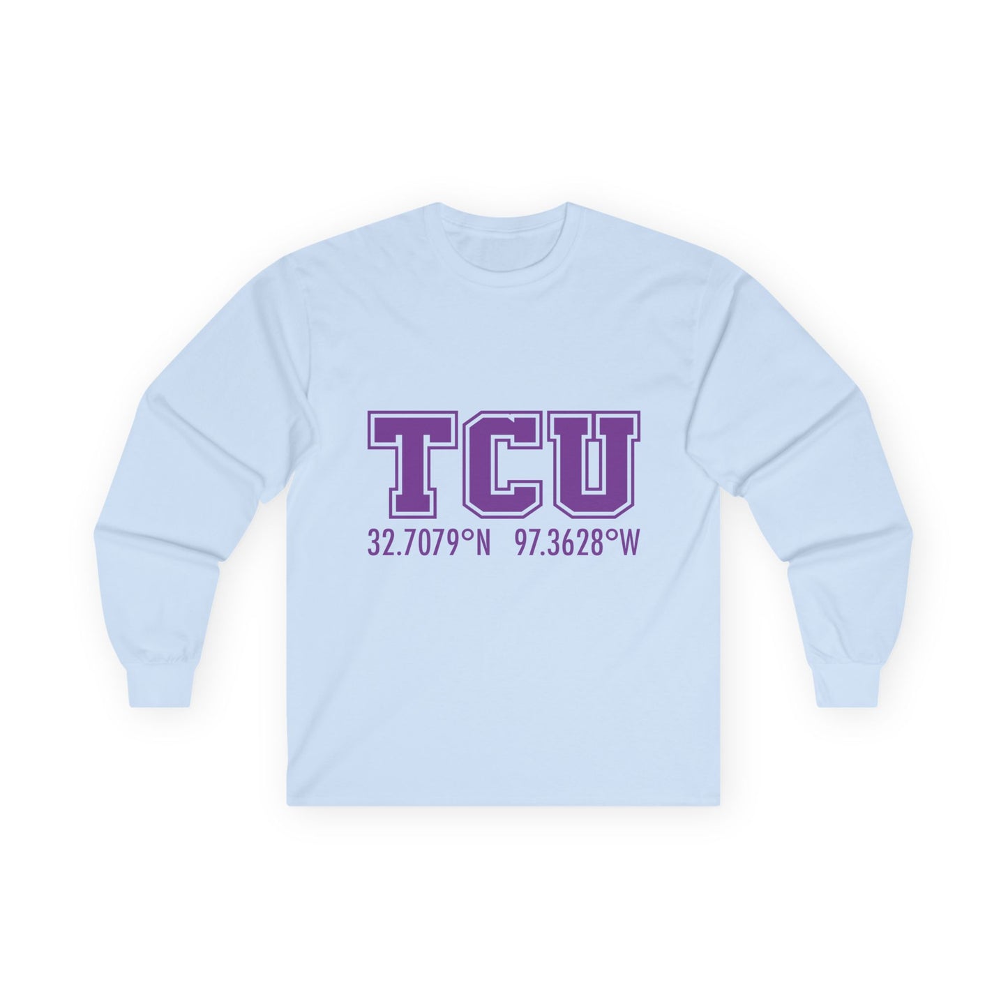TCU Coordinates Unisex Ultra Cotton Long Sleeve Tee - Comfortable and Stylish College Apparel
