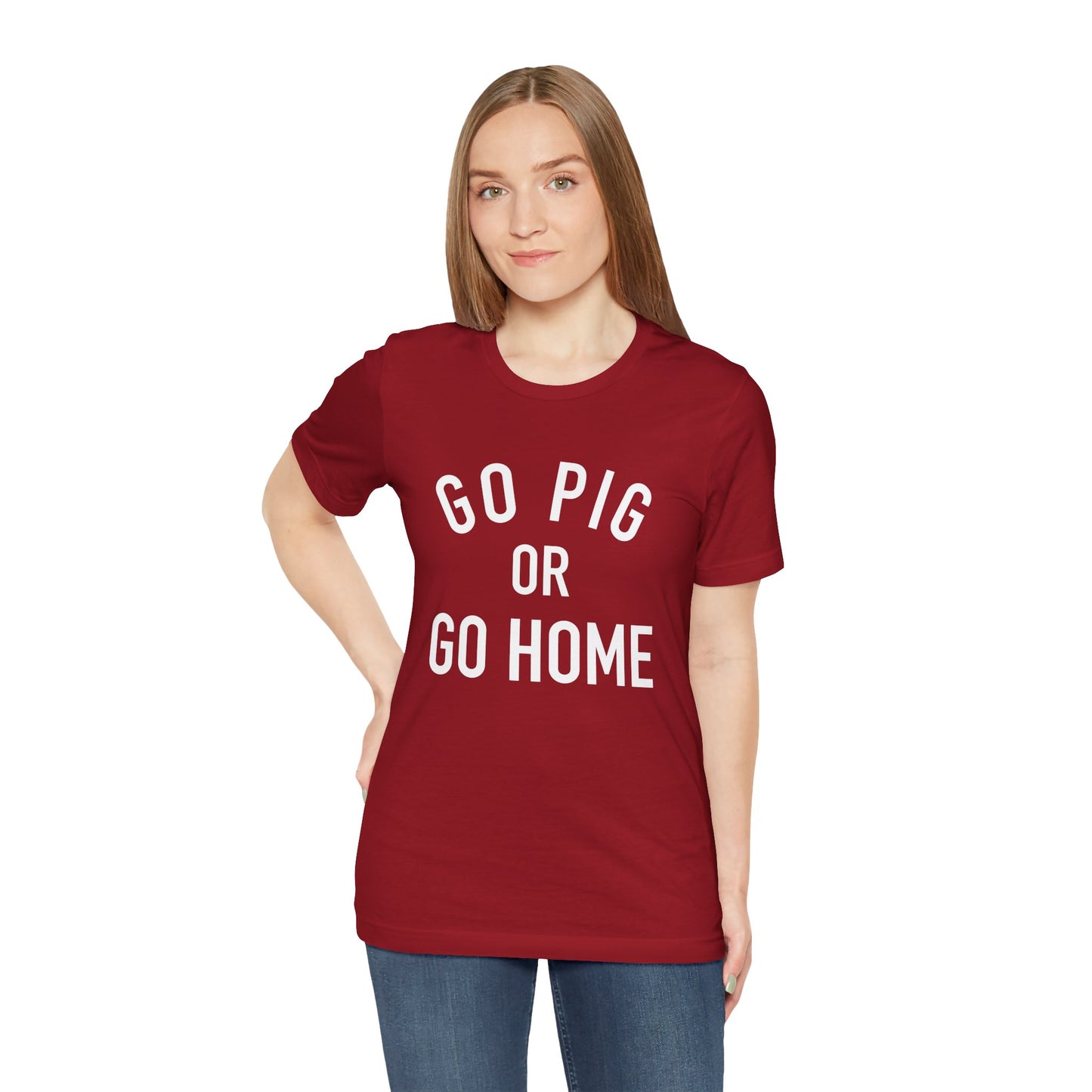 Arkansas Go Pig Or Go Home Tee