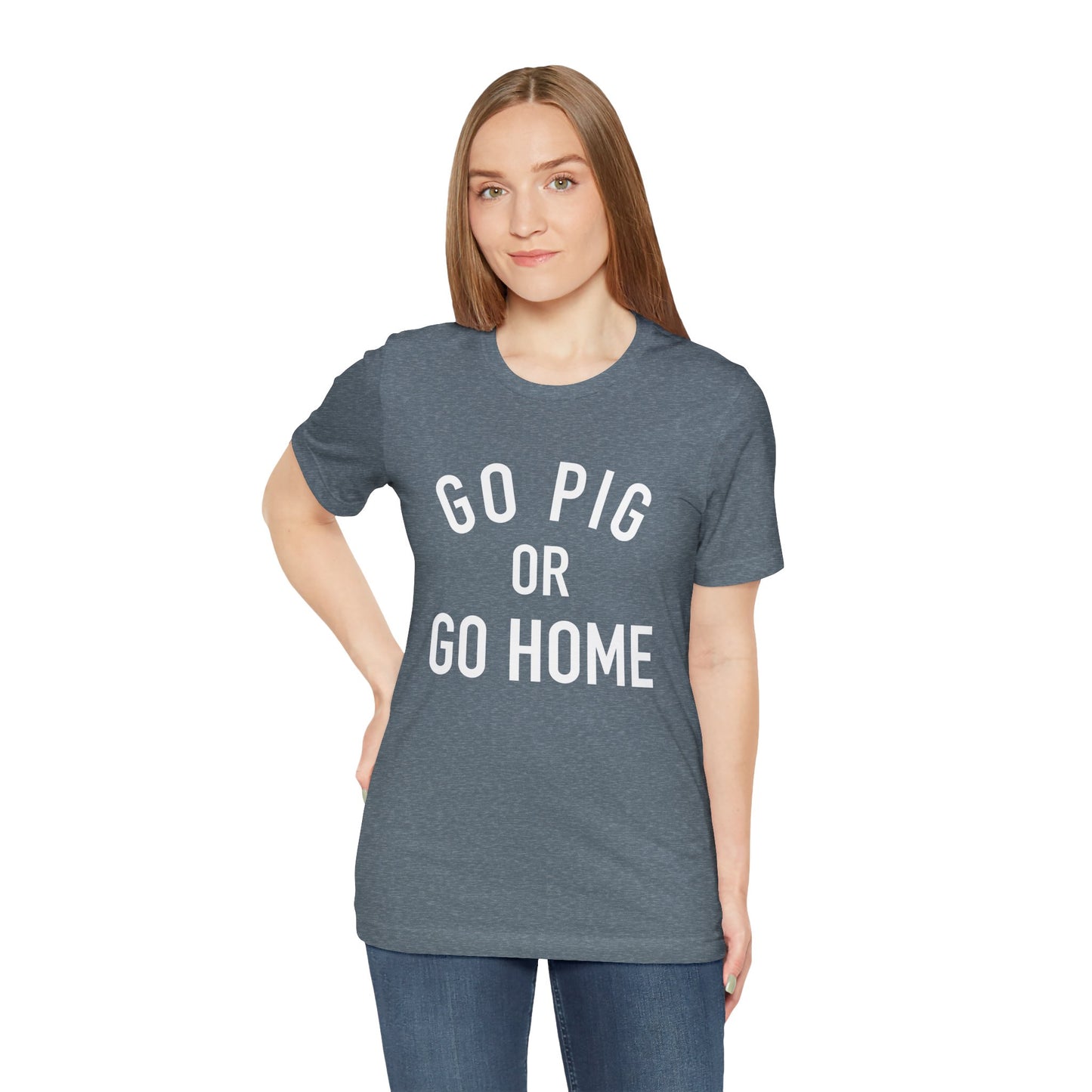 Arkansas Go Pig Or Go Home Tee