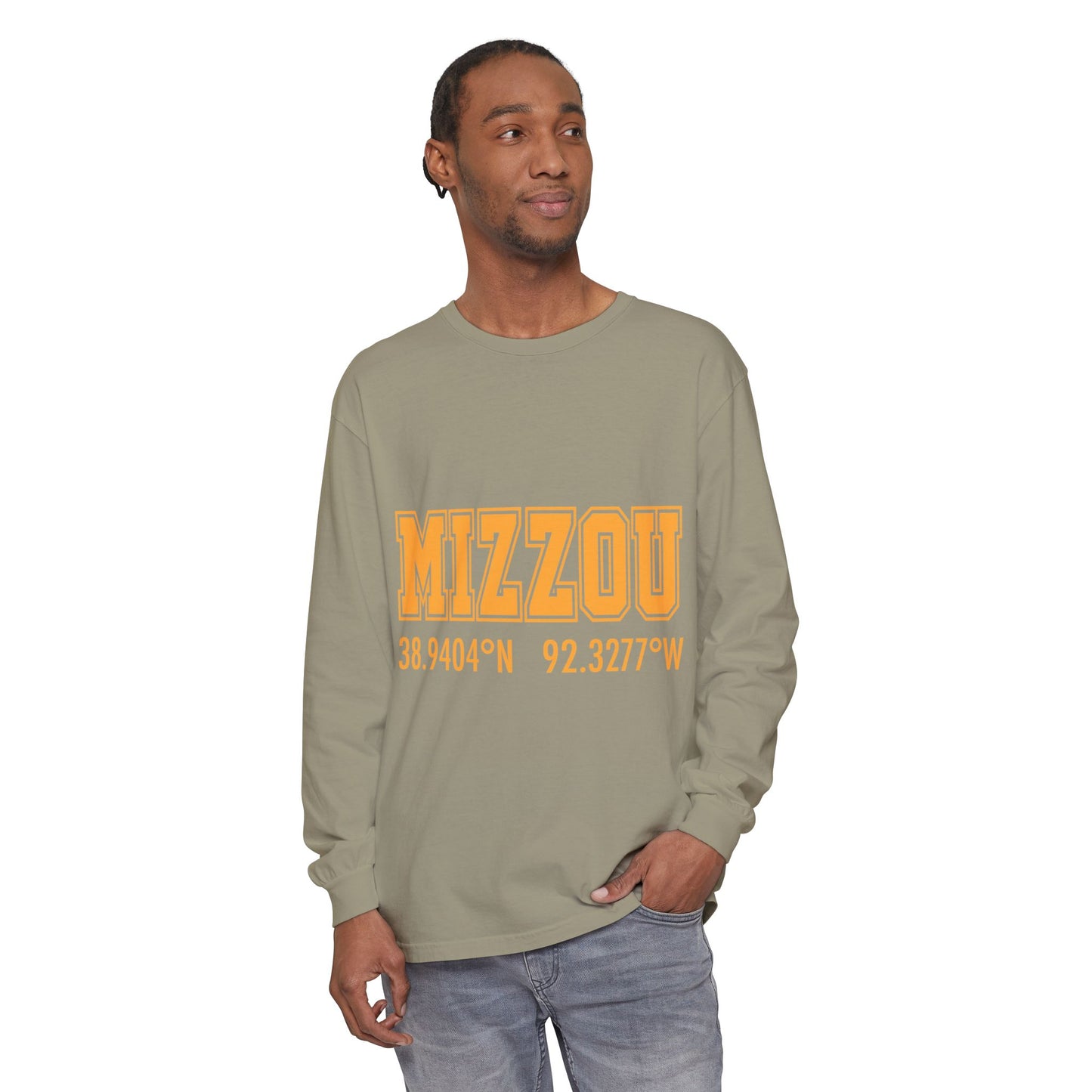 Missouri Coordinates Unisex Garment-dyed Long Sleeve T-Shirt