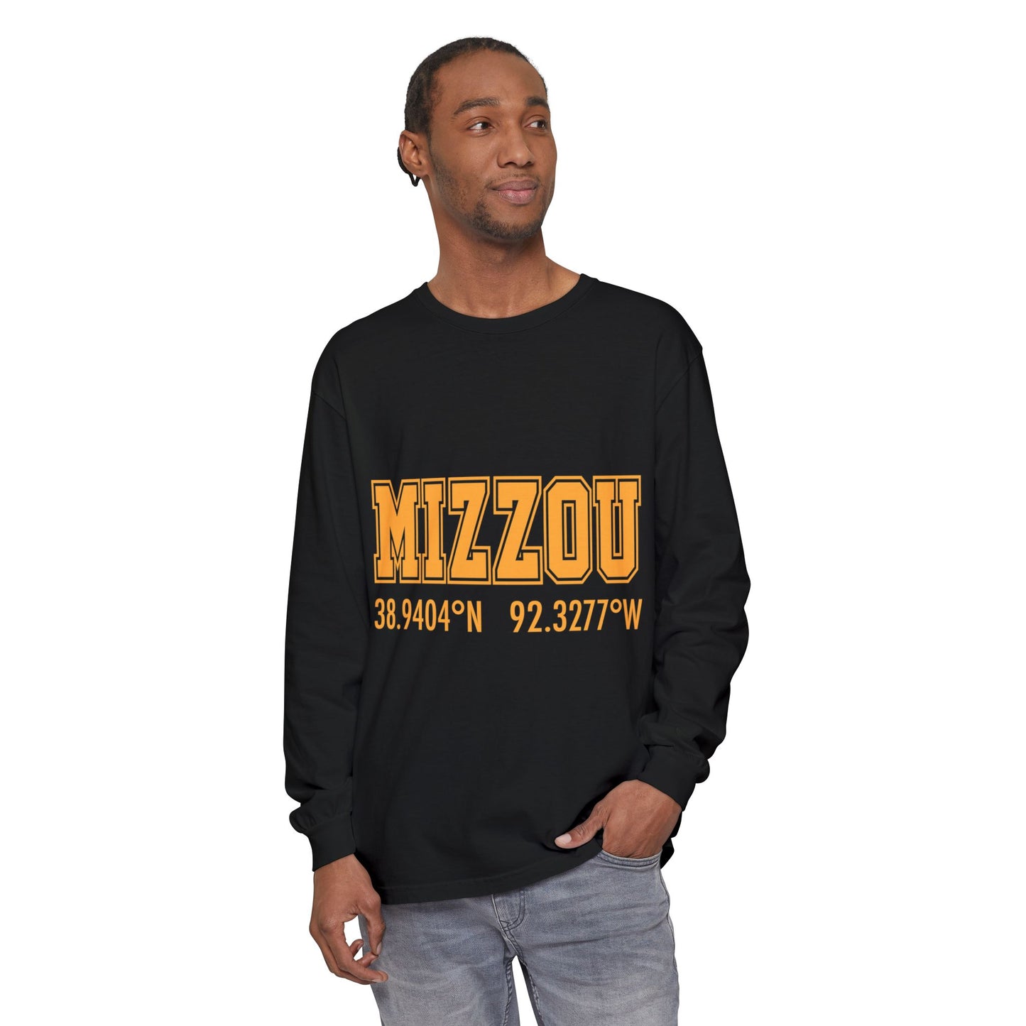 Missouri Coordinates Unisex Garment-dyed Long Sleeve T-Shirt