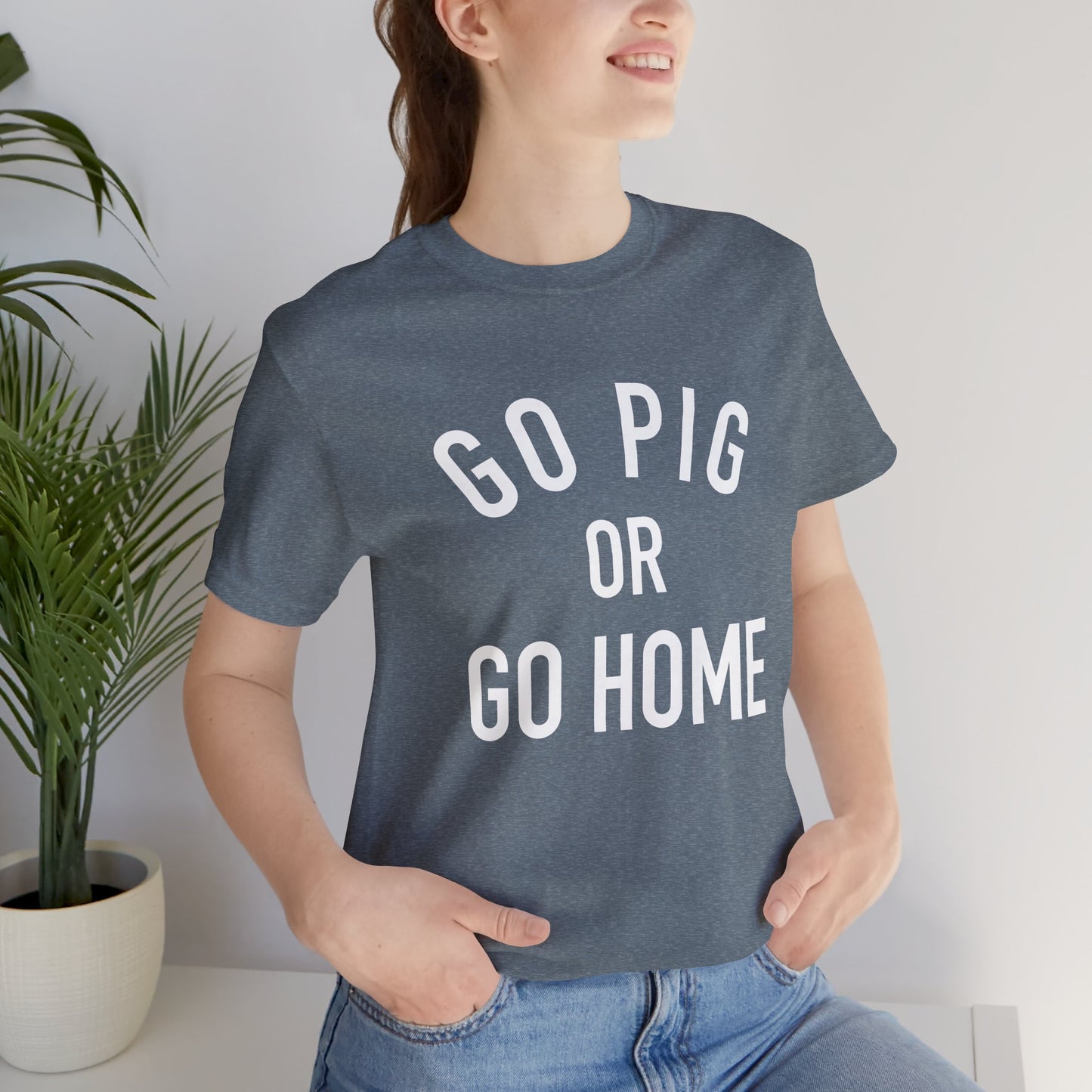 Arkansas Go Pig Or Go Home Tee