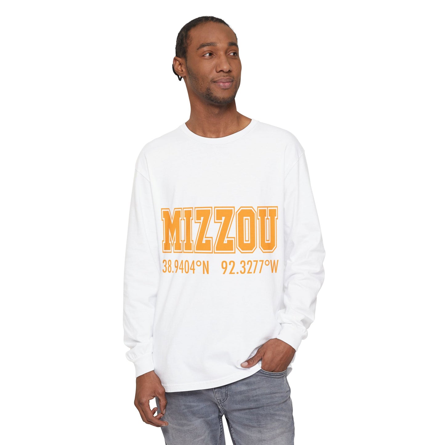 Missouri Coordinates Unisex Garment-dyed Long Sleeve T-Shirt