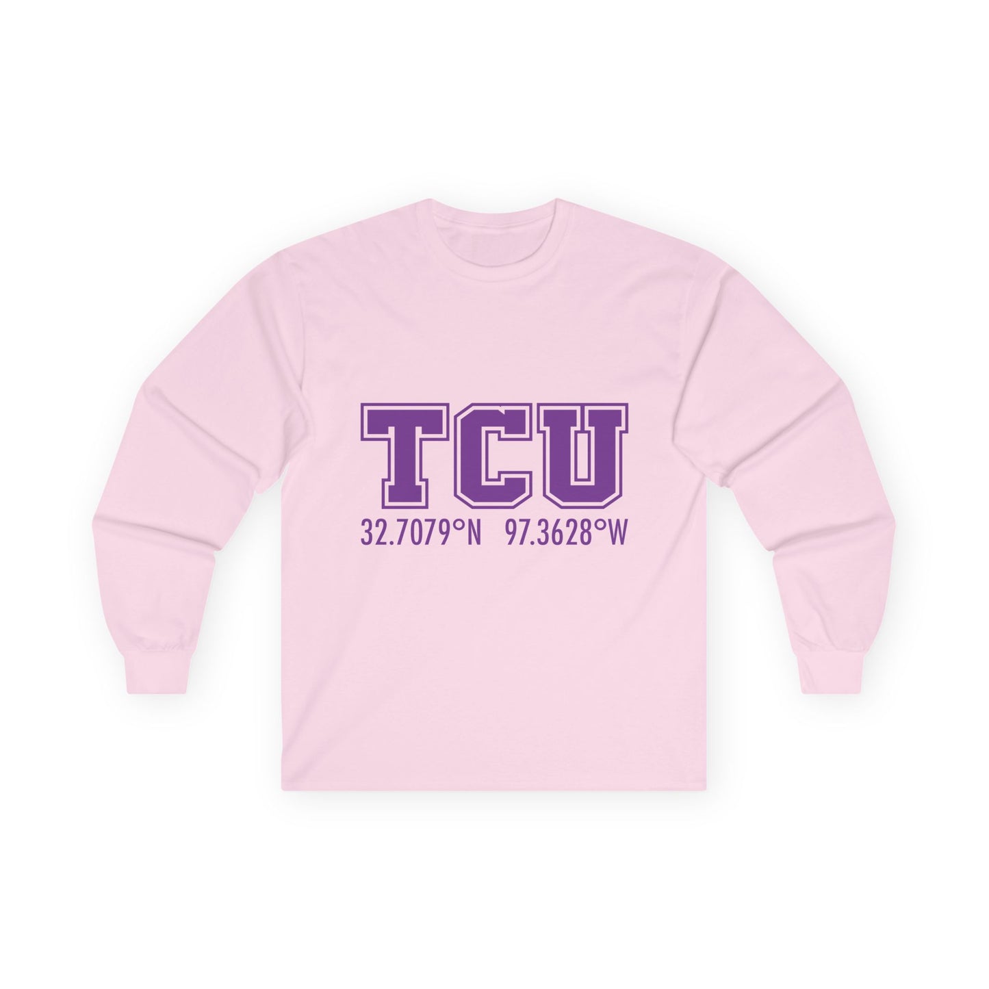 TCU Coordinates Unisex Ultra Cotton Long Sleeve Tee - Comfortable and Stylish College Apparel