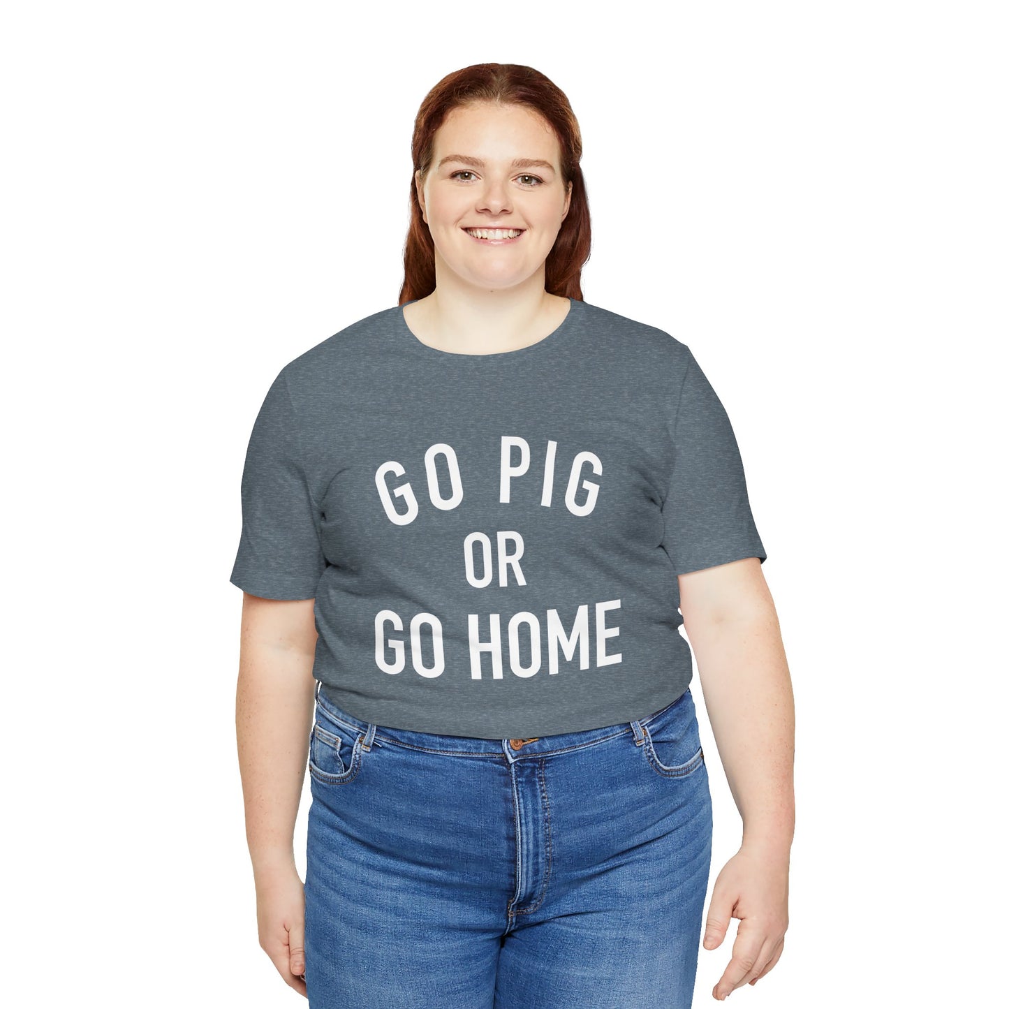 Arkansas Go Pig Or Go Home Tee