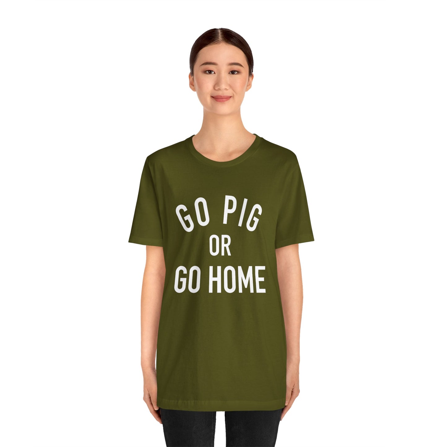Arkansas Go Pig Or Go Home Tee