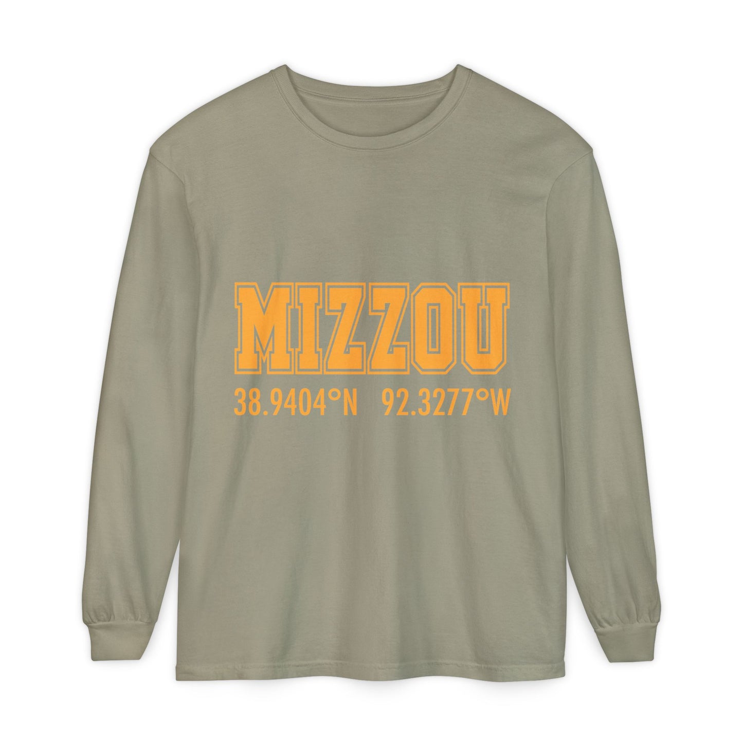 Missouri Coordinates Unisex Garment-dyed Long Sleeve T-Shirt