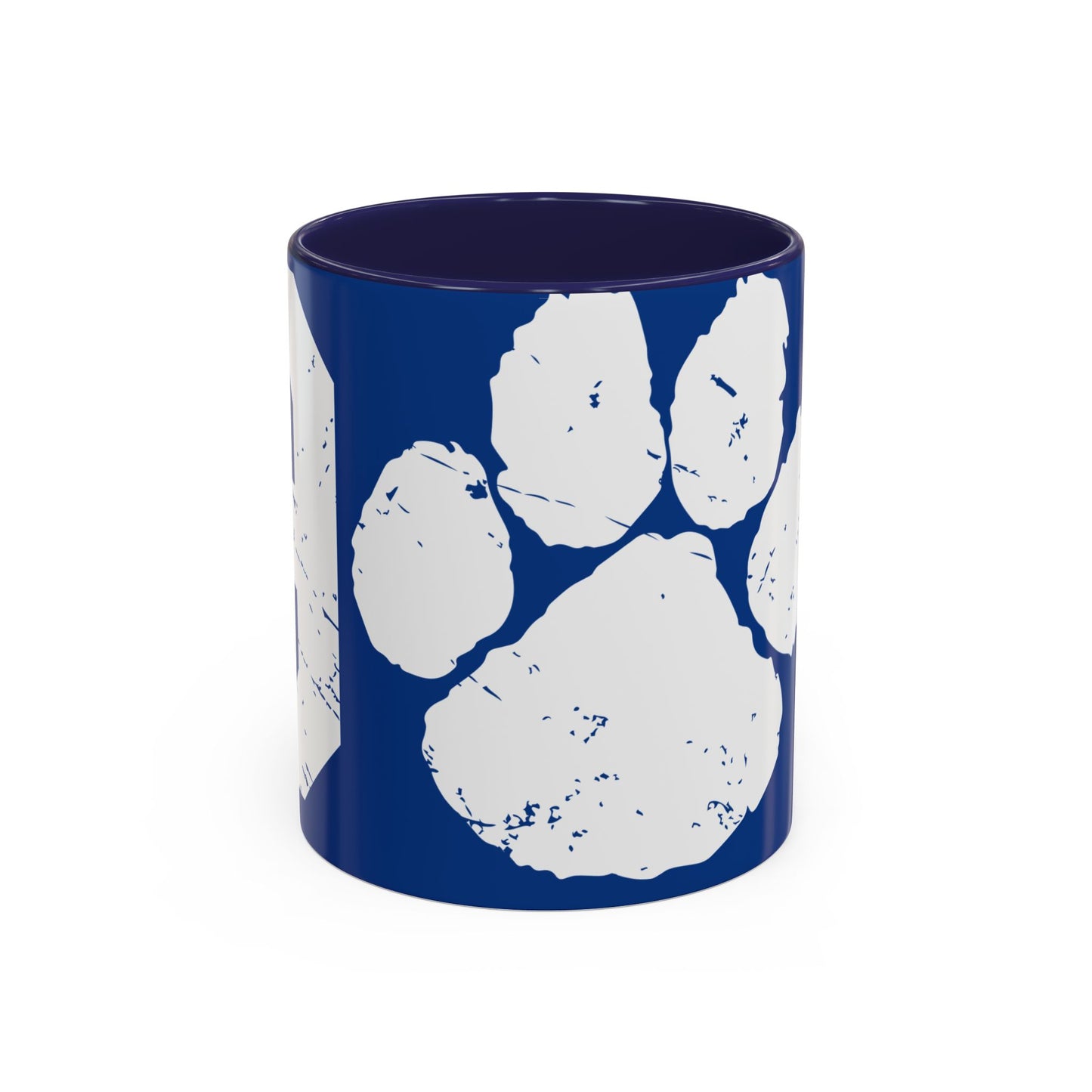 Paw Print Accent Coffee Mug for Pet Lovers, Dog Mom Gift, Cat Owner Cup, Unique Animal Lover Mug, Personalized Pet Gift