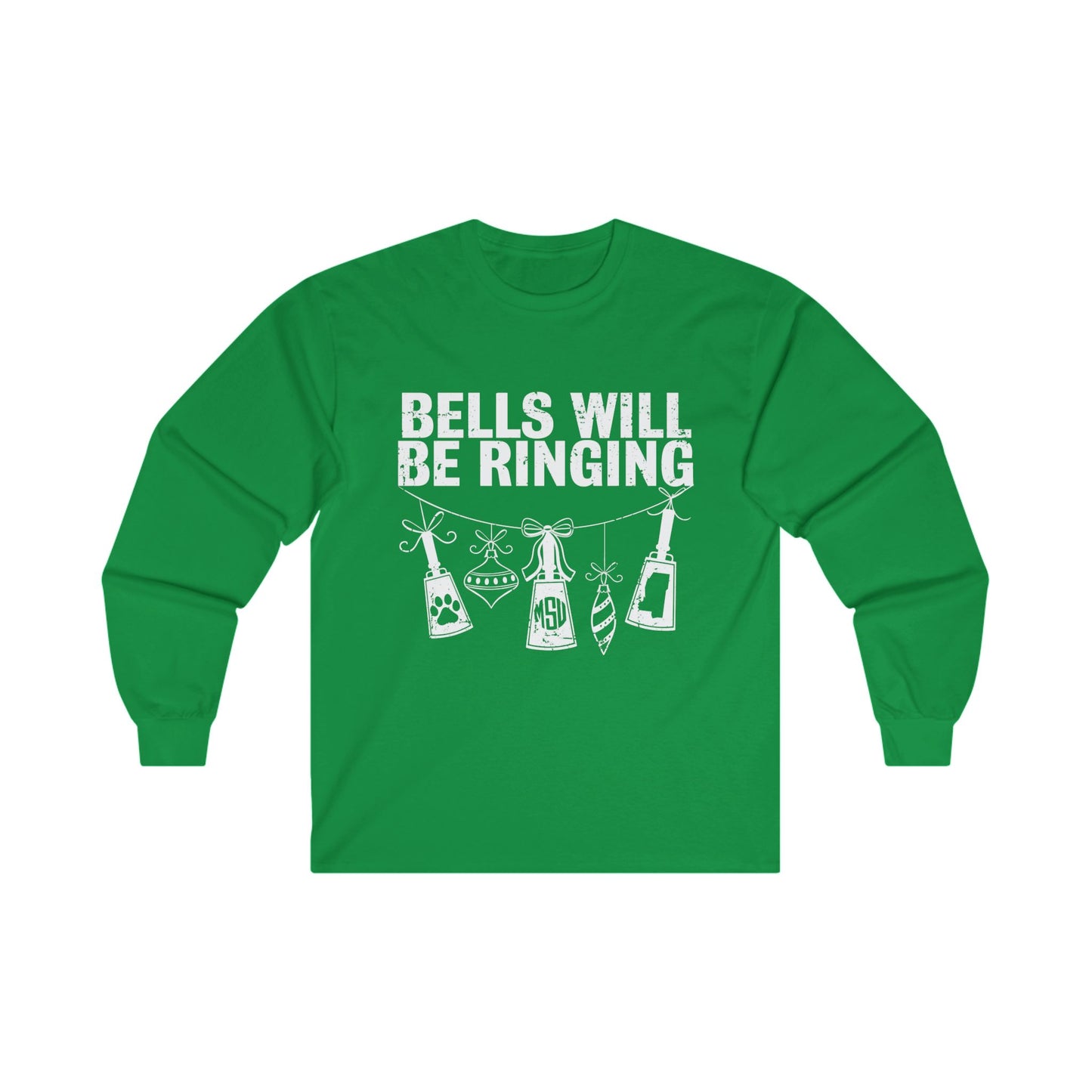 Mississippi State "Bells Will Be Ringing" Christmas Unisex Ultra Cotton Shirt