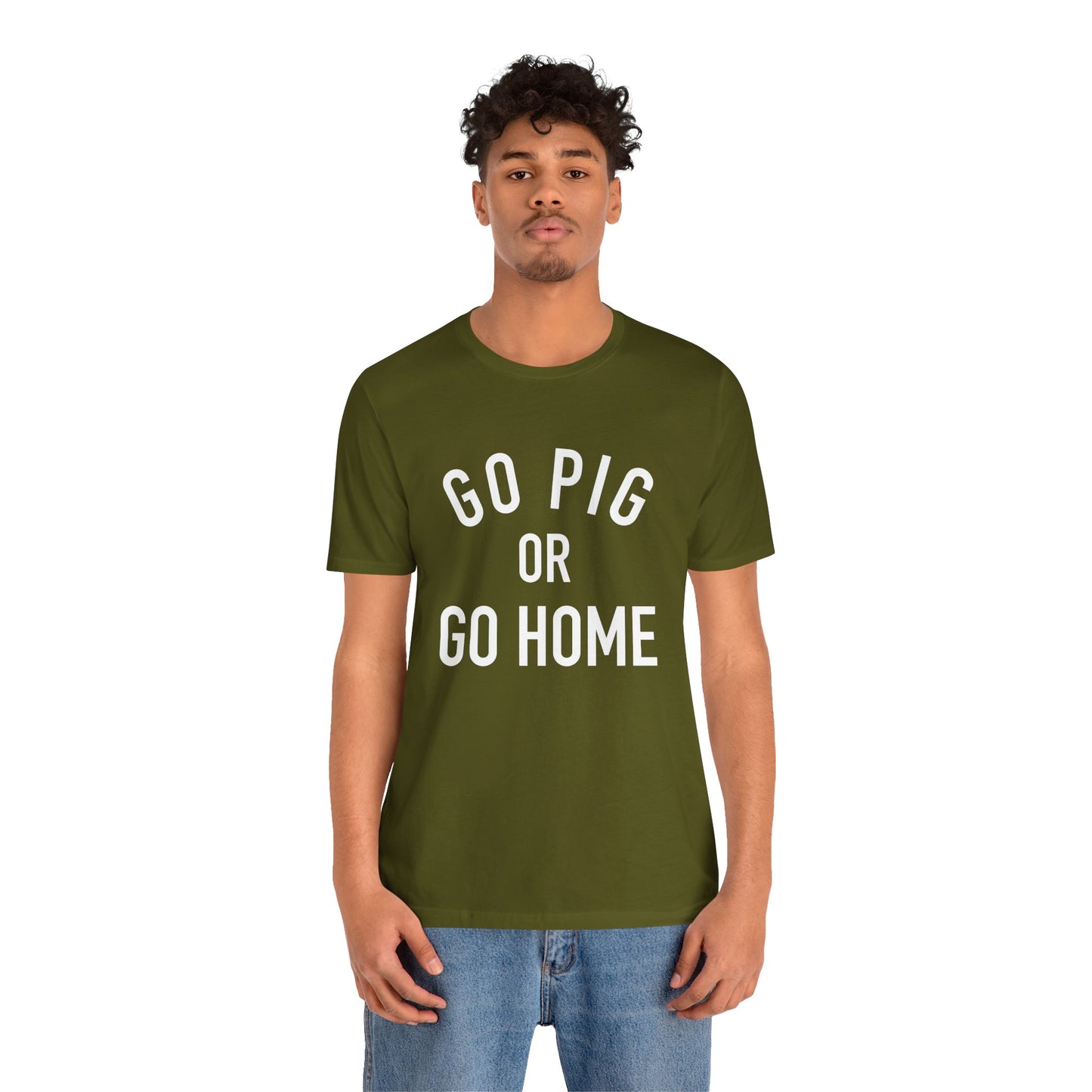 Arkansas Go Pig Or Go Home Tee