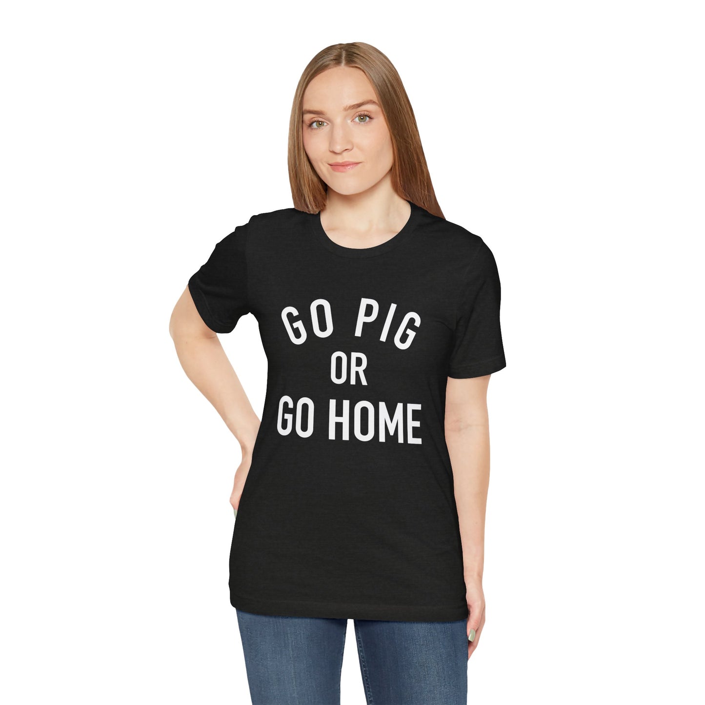 Arkansas Go Pig Or Go Home Tee