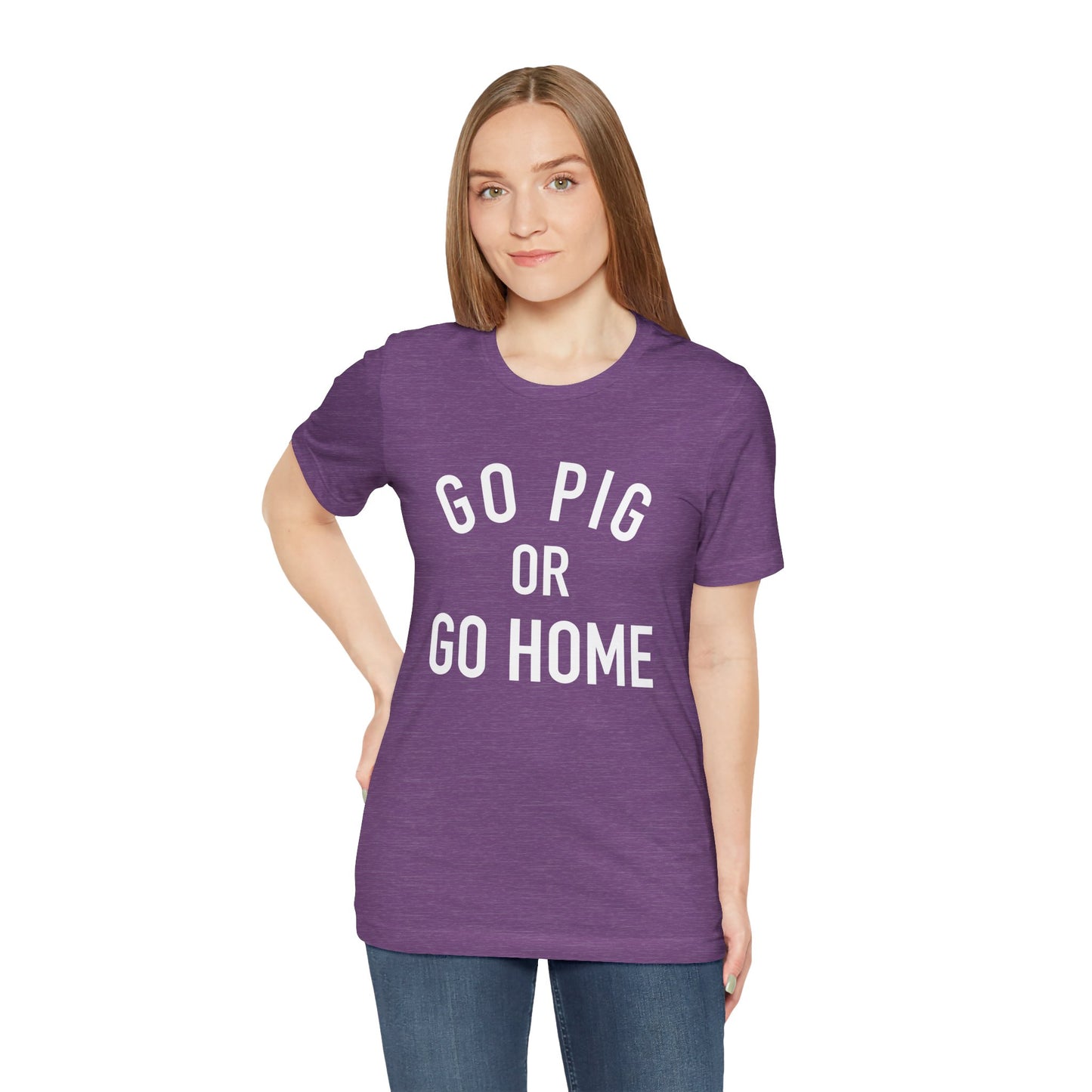 Arkansas Go Pig Or Go Home Tee