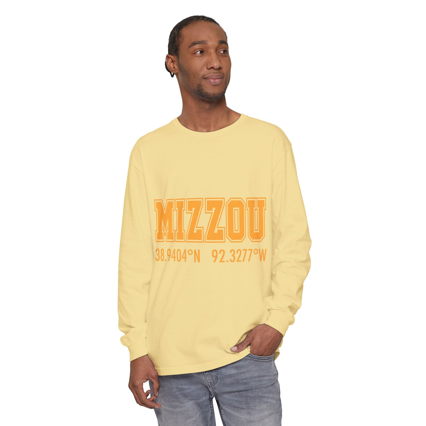 Missouri Coordinates Unisex Garment-dyed Long Sleeve T-Shirt